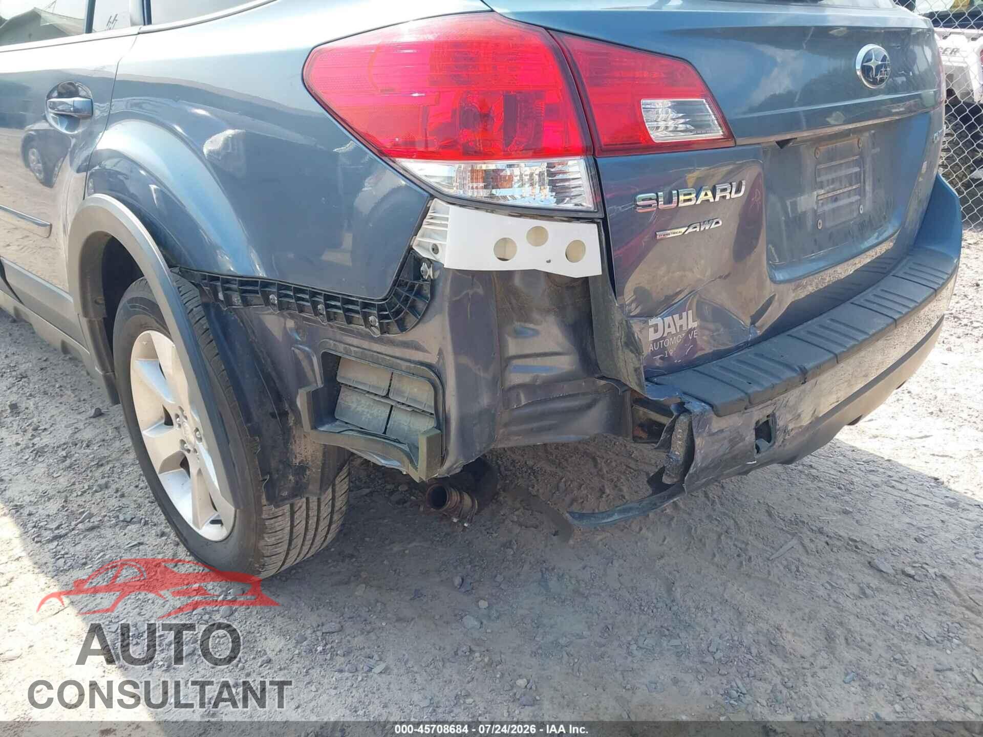 SUBARU OUTBACK 2014 - 4S4BRCLC9E3220390