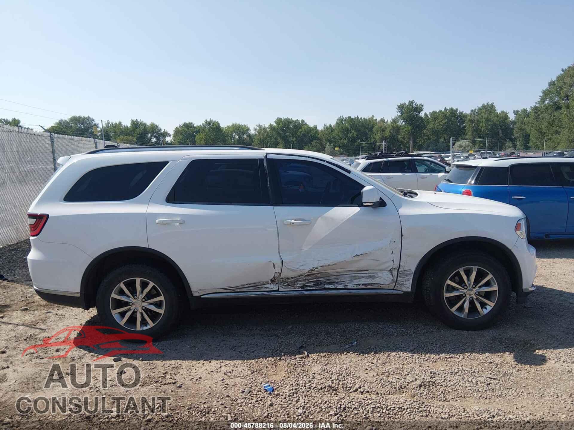 DODGE DURANGO 2015 - 1C4RDJDG4FC789527