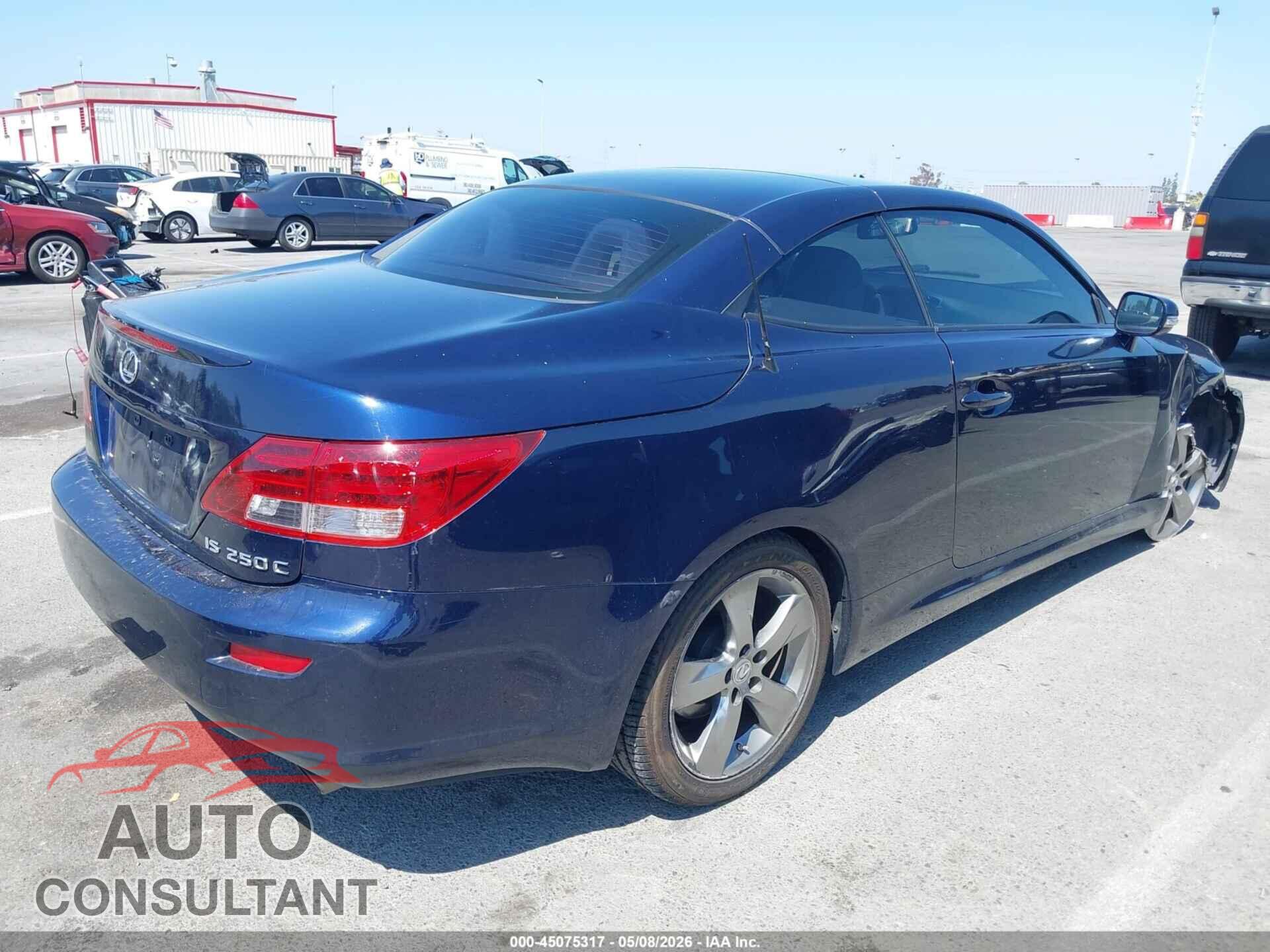 LEXUS IS 250C 2011 - JTHFF2C29B2518180