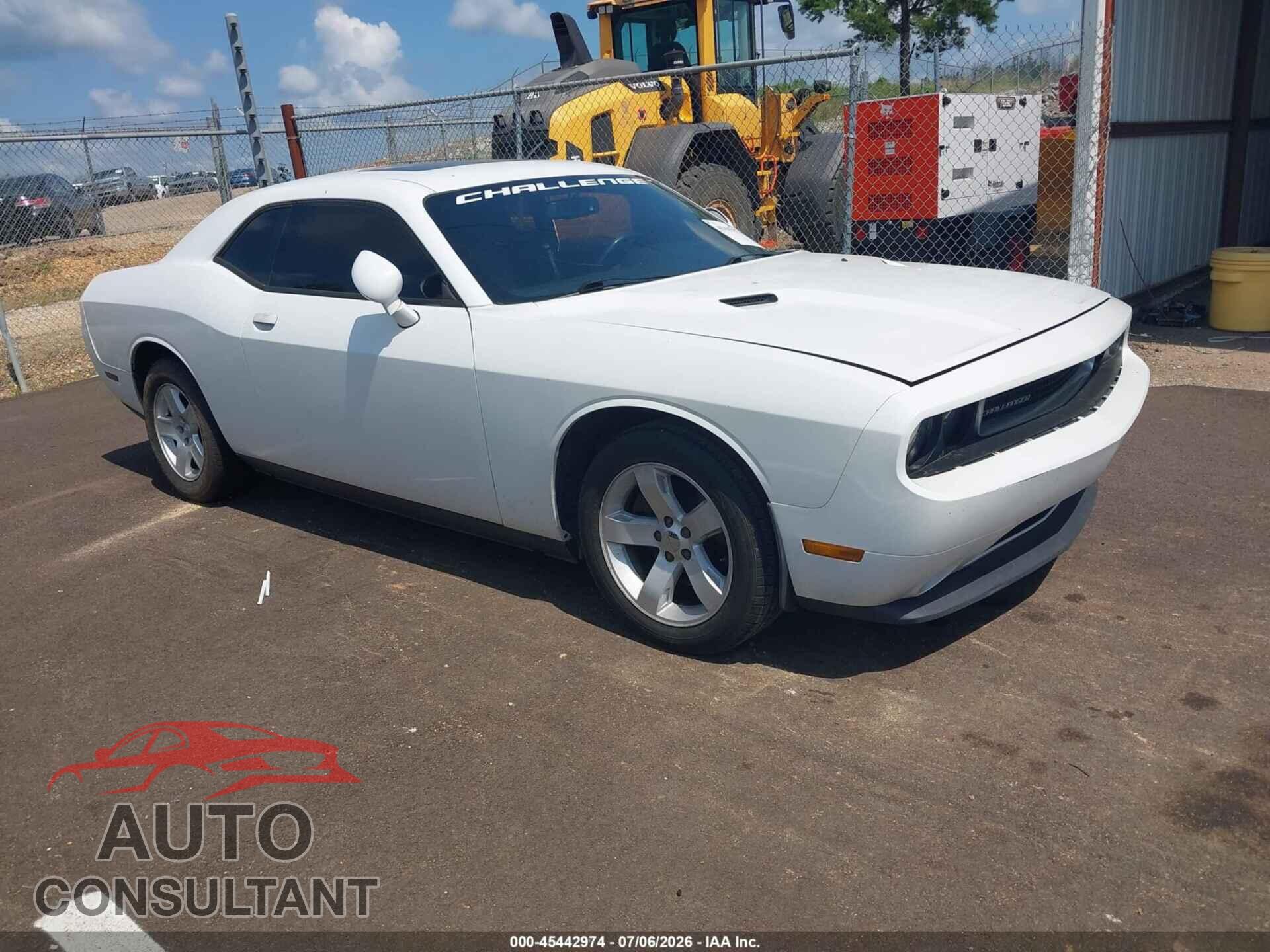 DODGE CHALLENGER 2012 - 2C3CDYAG7CH154236