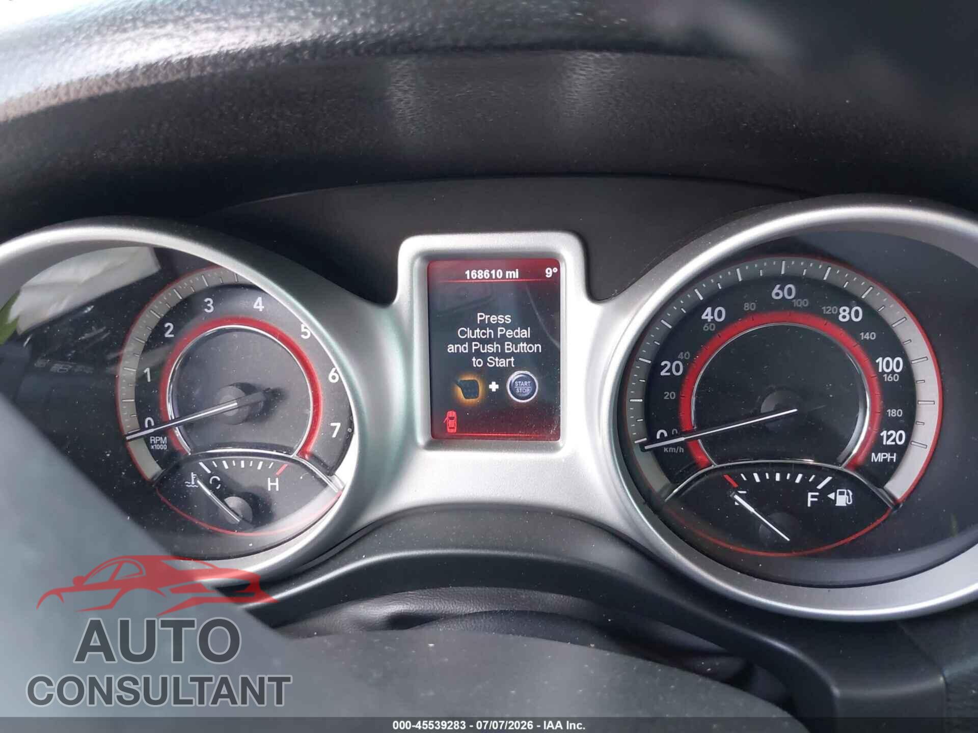 DODGE JOURNEY 2012 - 3C4PDCBG7CT190871