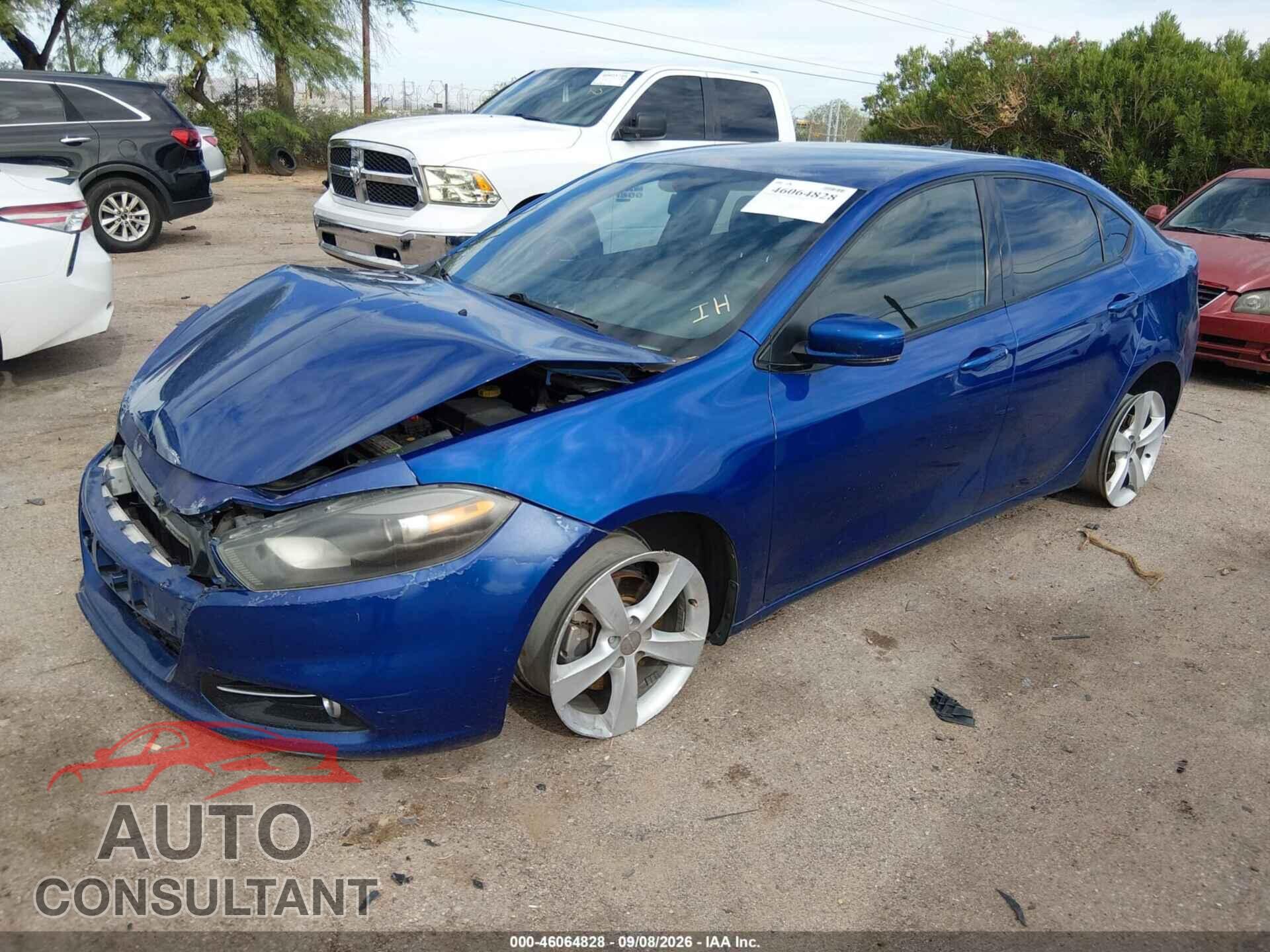 DODGE DART 2014 - 1C3CDFEB4ED860485