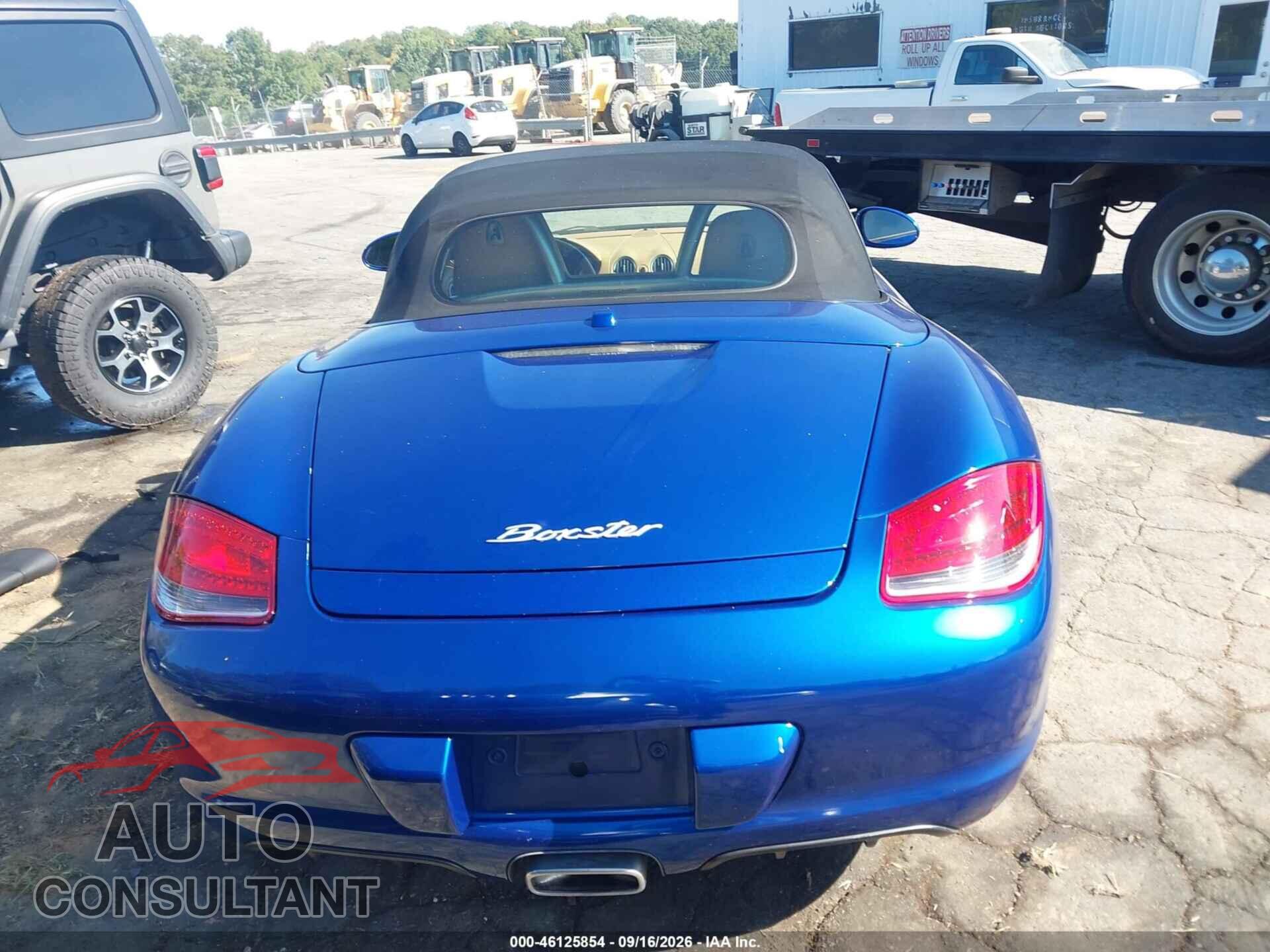 PORSCHE BOXSTER 2011 - WP0CA2A86BS710621
