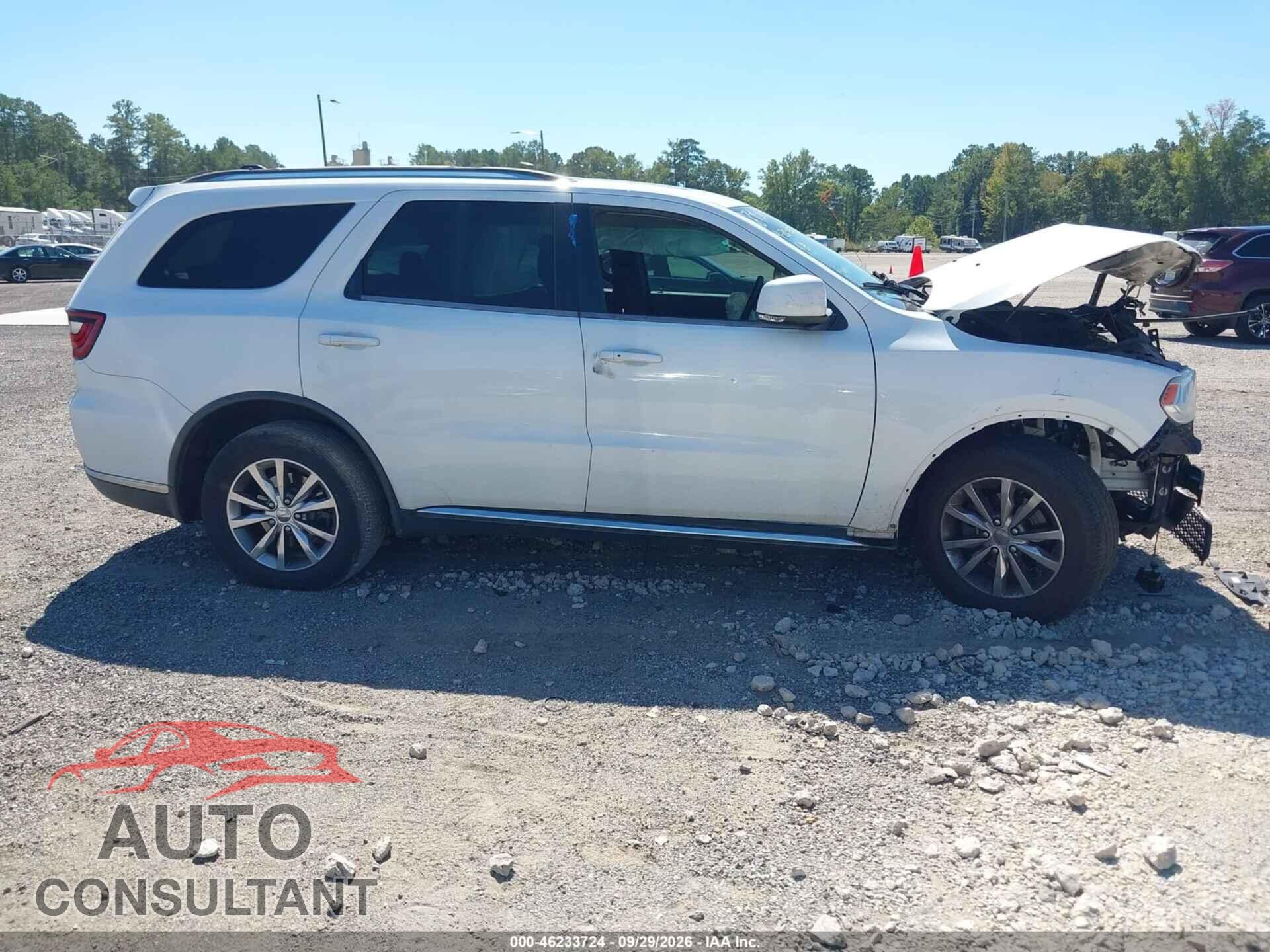 DODGE DURANGO 2015 - 1C4RDHDG2FC169350