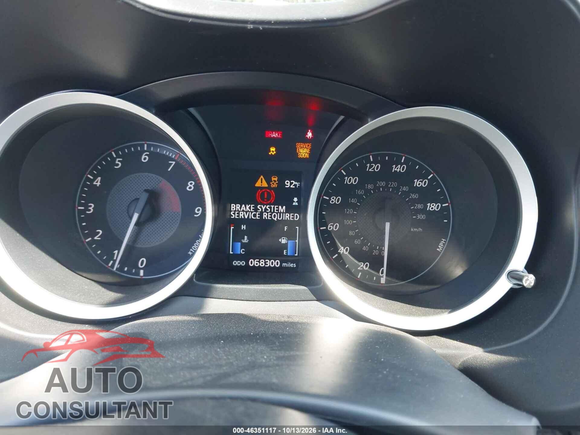 MITSUBISHI LANCER EVOLUTION 2011 - JA32W8FV8BU038451