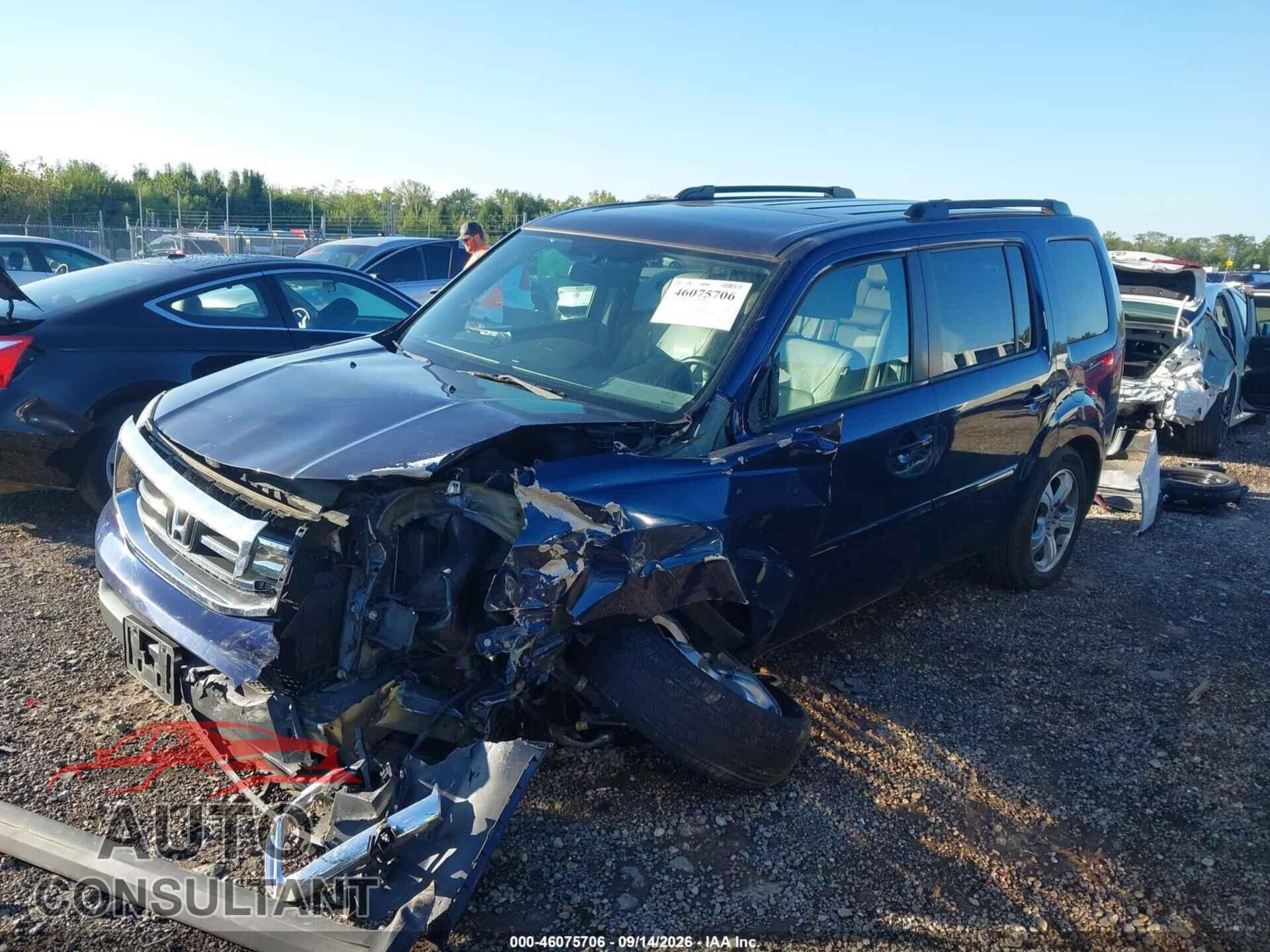 HONDA PILOT 2014 - 5FNYF4H5XEB047599