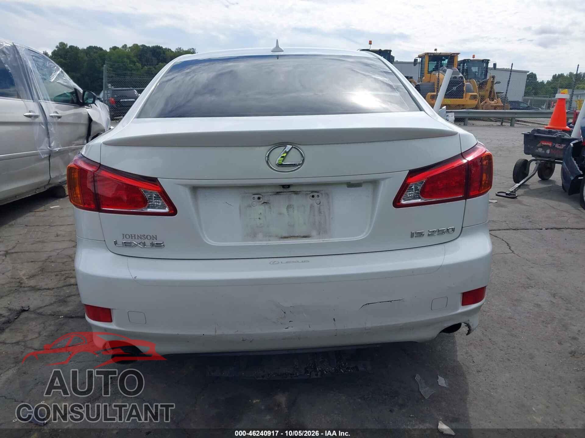 LEXUS IS 250 2010 - JTHBF5C27A2096165