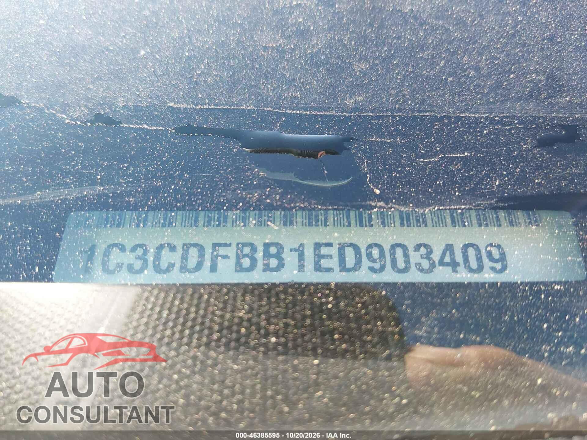 DODGE DART 2014 - 1C3CDFBB1ED903409