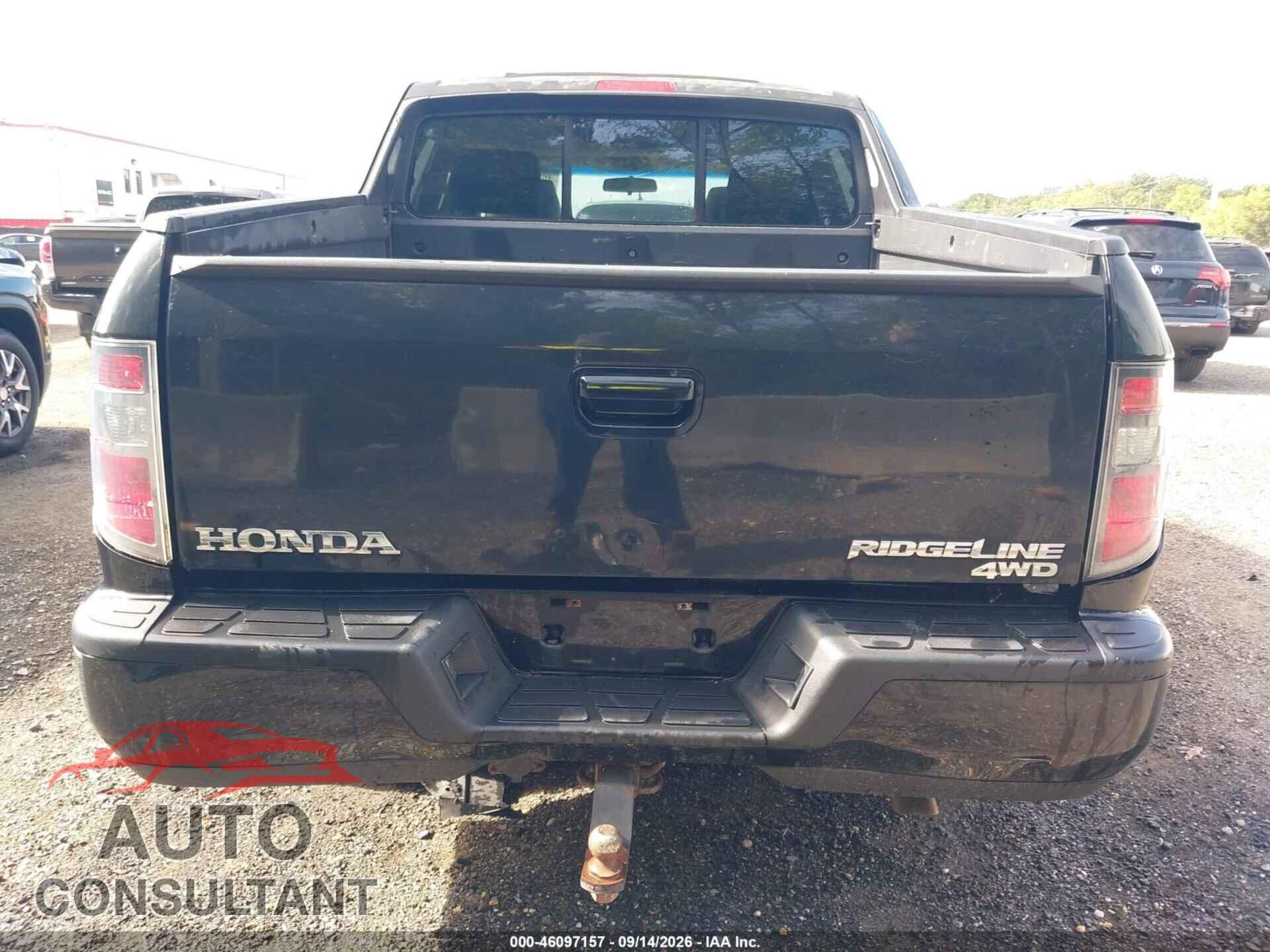 HONDA RIDGELINE 2012 - 5FPYK1F42CB459914