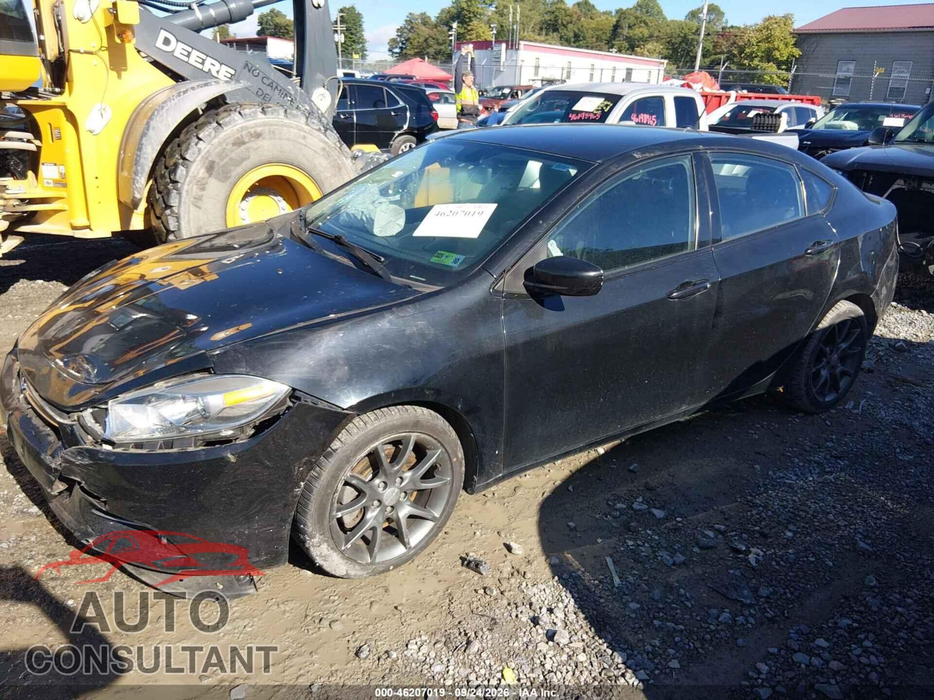 DODGE DART 2013 - 1C3CDFBA9DD295337