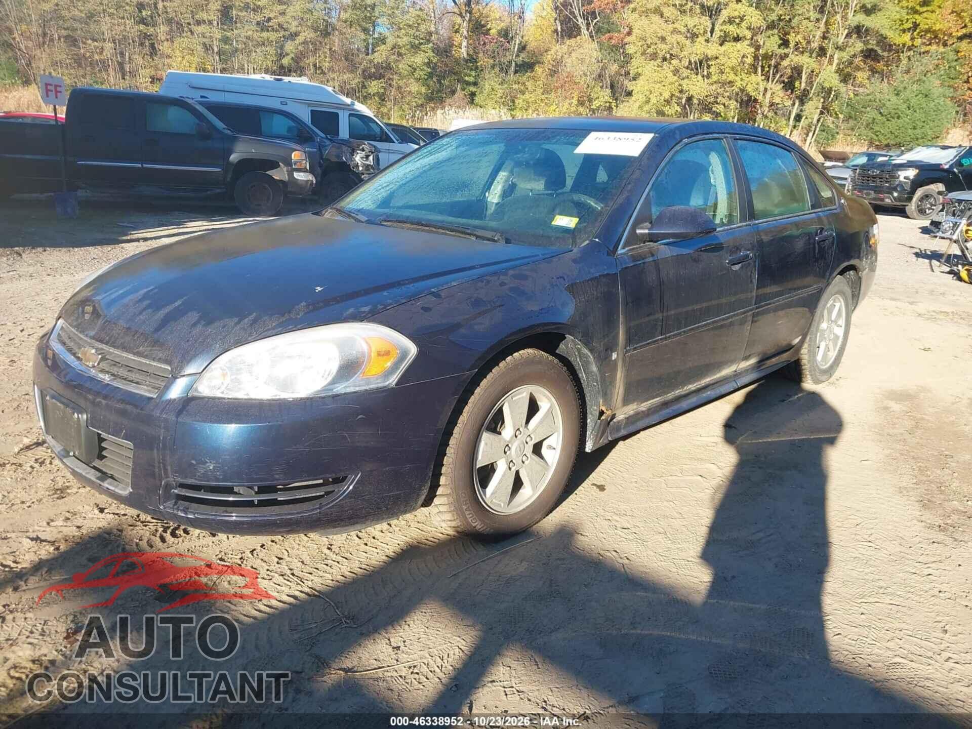 CHEVROLET IMPALA 2009 - 2G1WT57N791101935