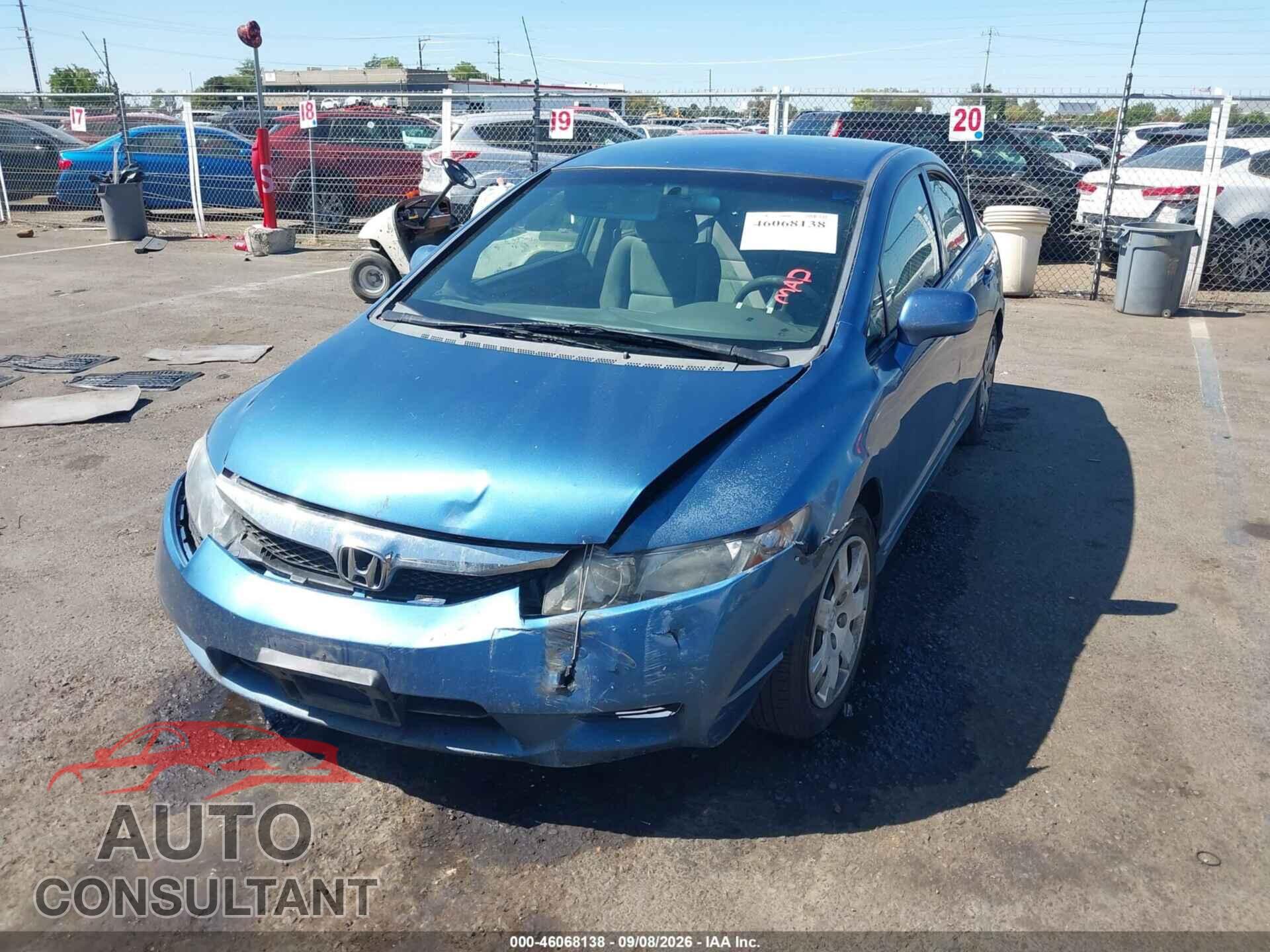 HONDA CIVIC 2010 - 2HGFA1F55AH531922