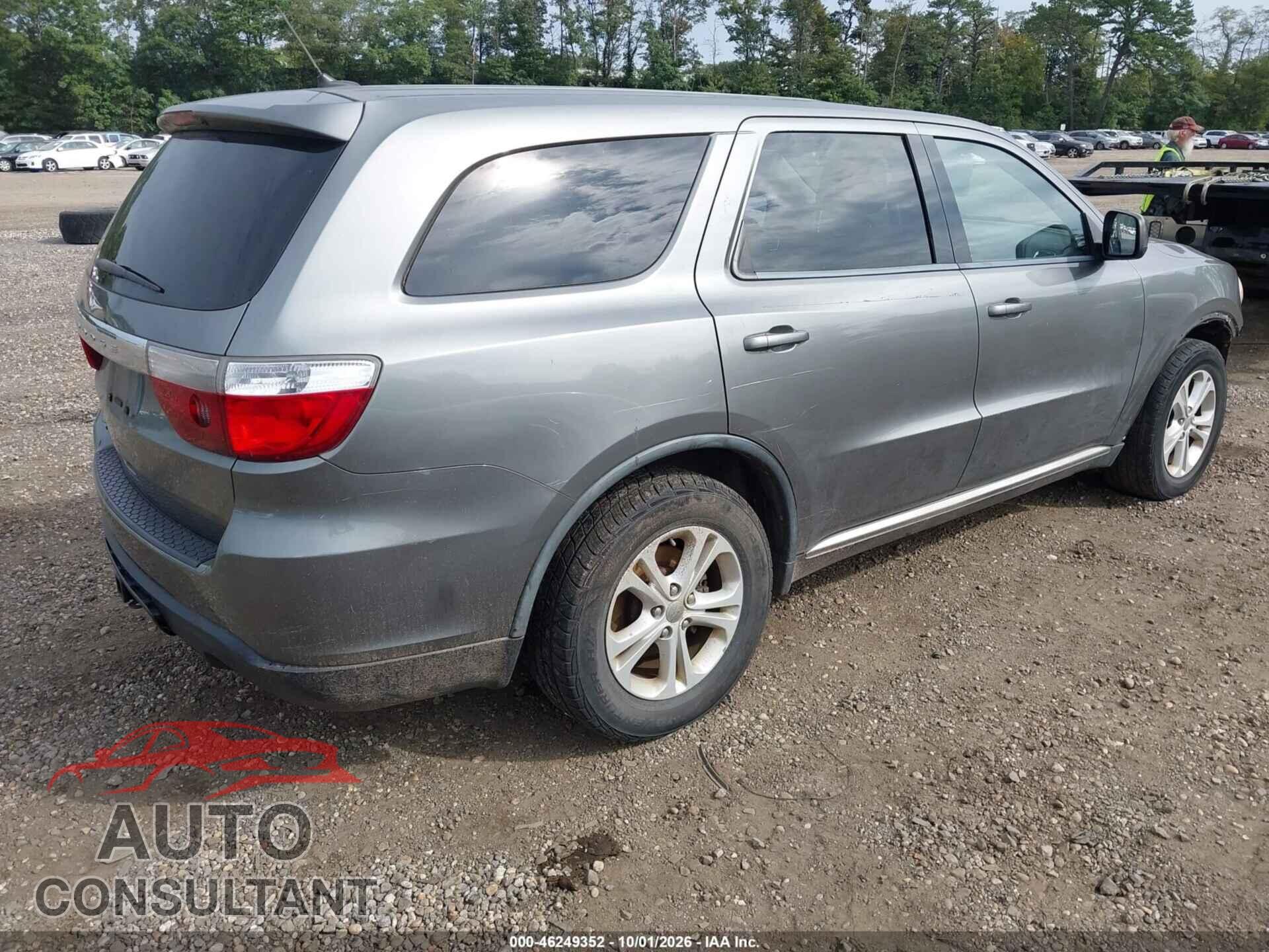 DODGE DURANGO 2012 - 1C4RDJAGXCC112319