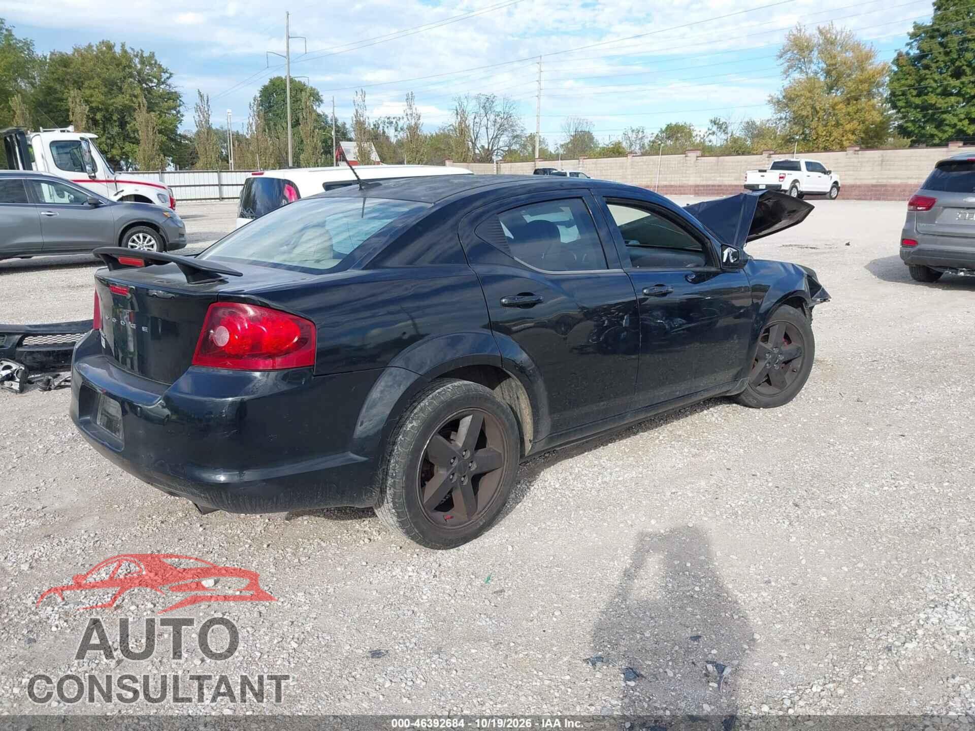 DODGE AVENGER 2011 - 1B3BD2FG8BN574477