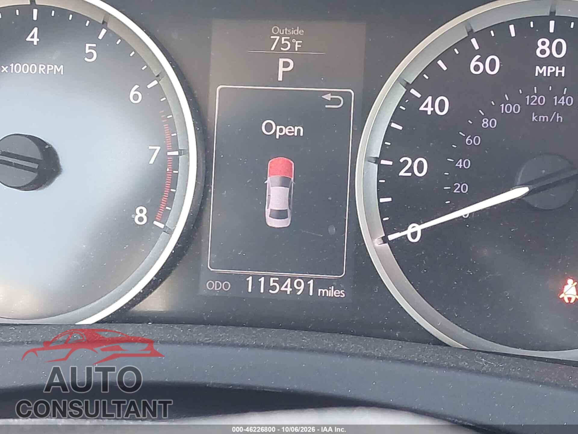 LEXUS IS 2015 - JTHCF1D23F5029807