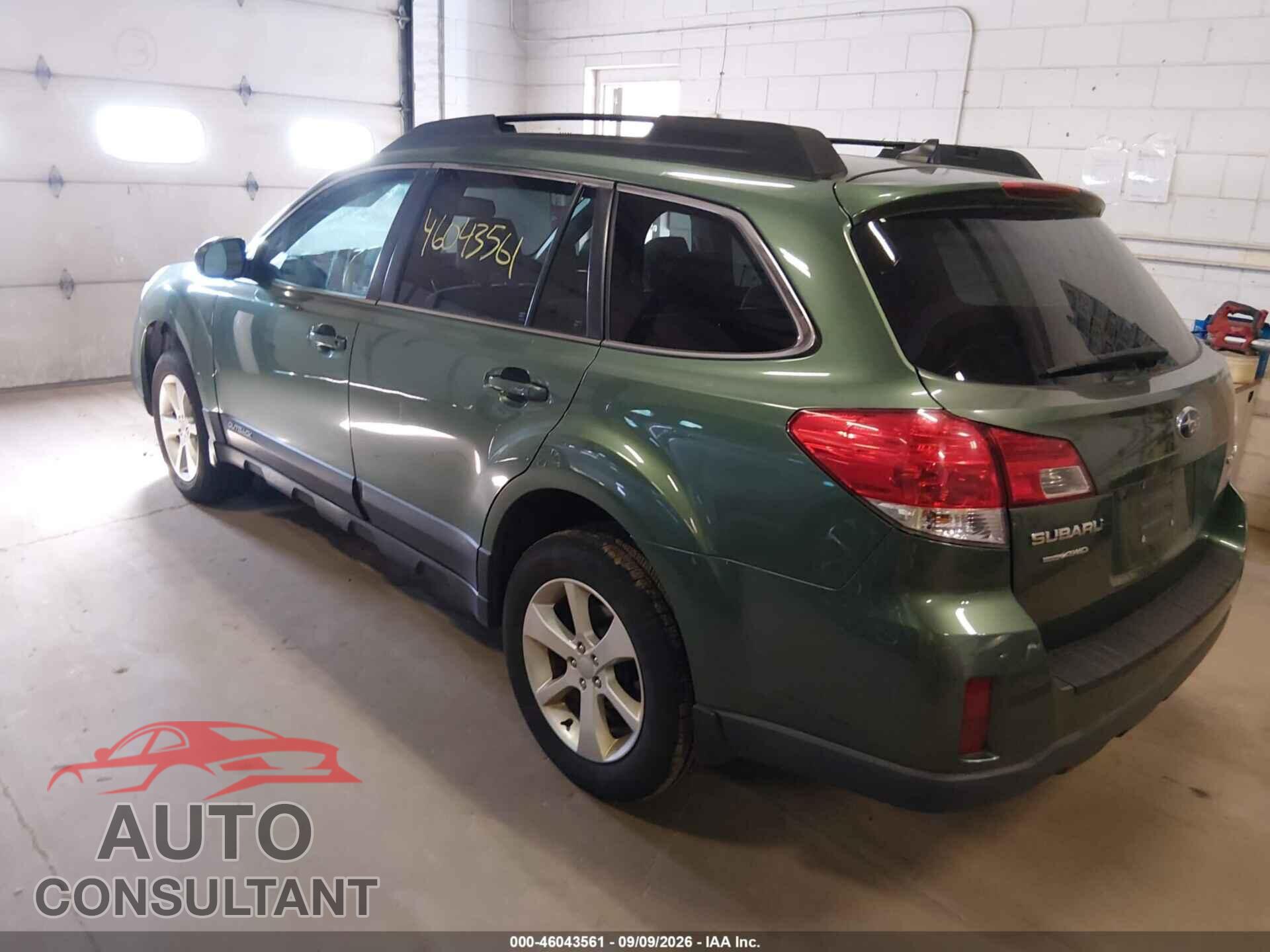 SUBARU OUTBACK 2014 - 4S4BRBCC8E3222822