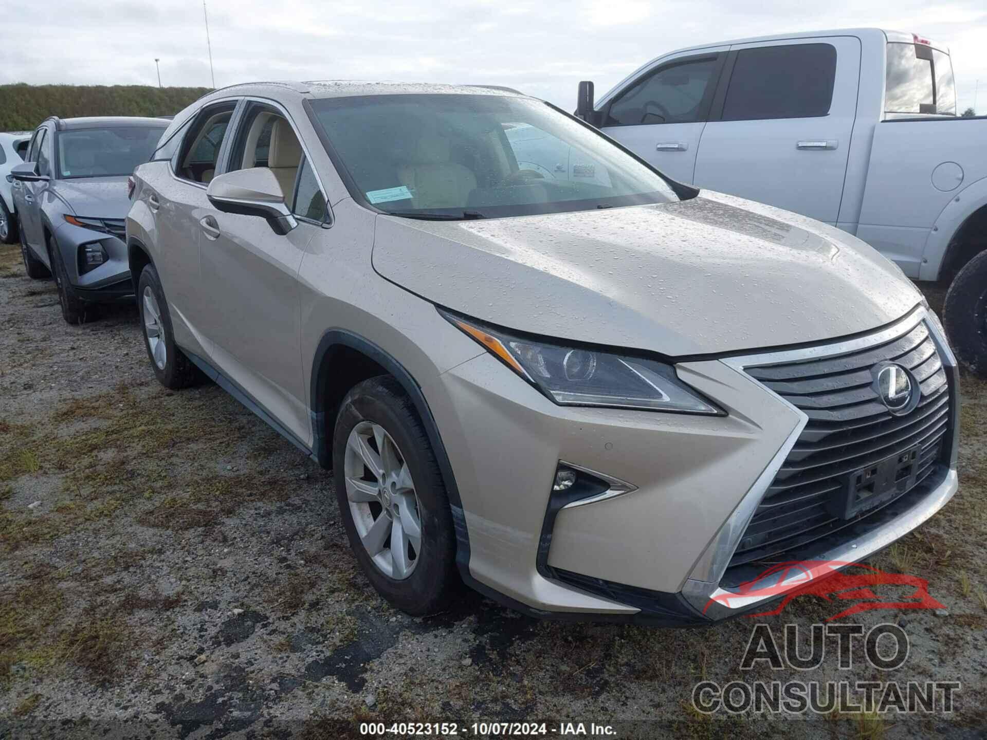 LEXUS RX 2016 - 2T2ZZMCA0GC027316