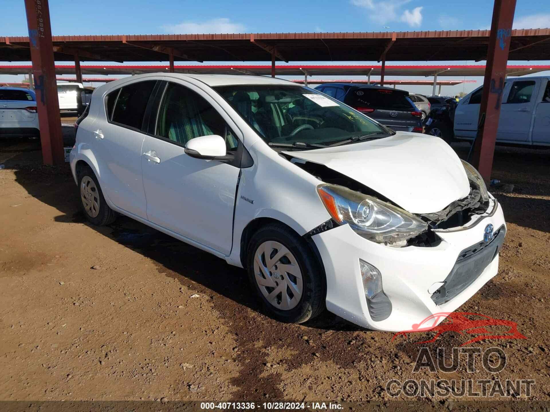 TOYOTA PRIUS C 2016 - JTDKDTB3XG1130300