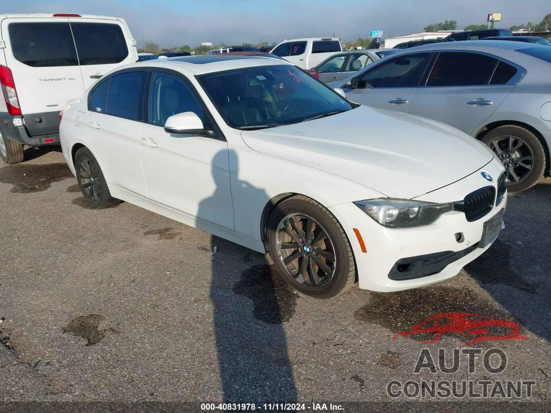 BMW 320I 2016 - WBA8E1G58GNU10177