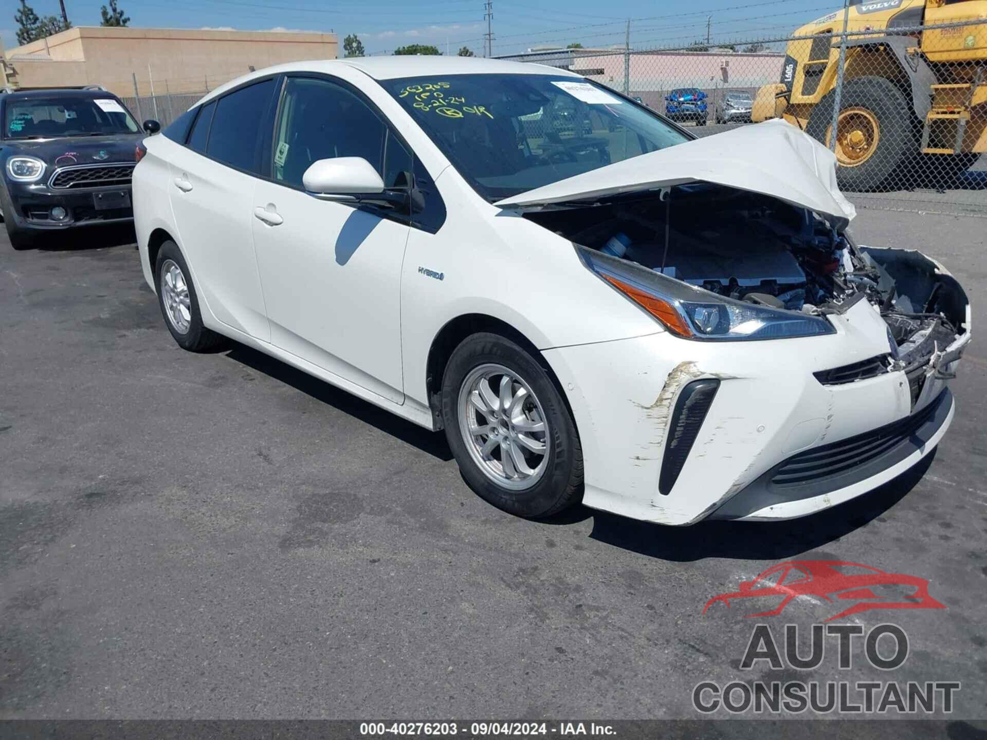 TOYOTA PRIUS 2019 - JTDKARFU0K3076467