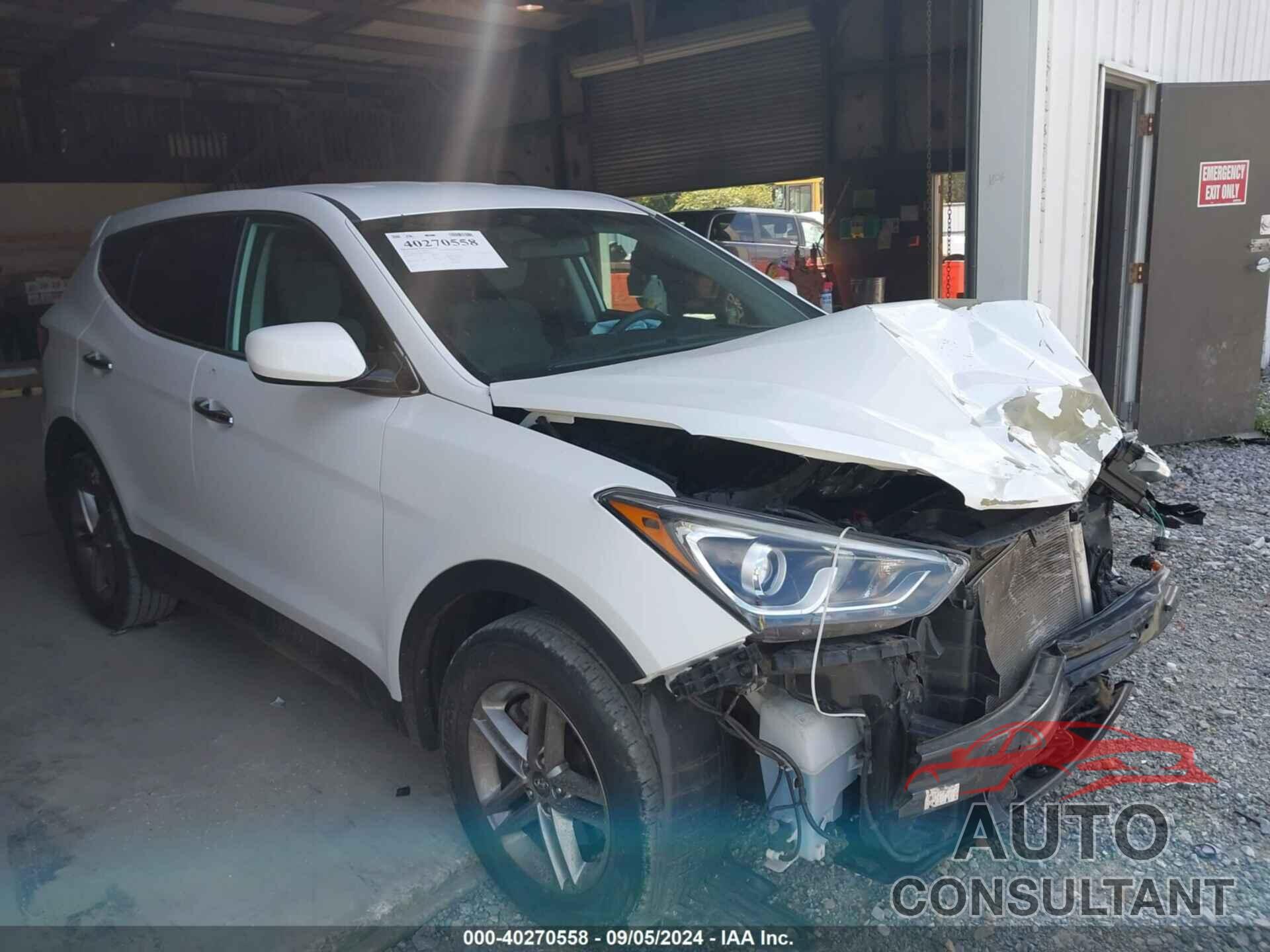 HYUNDAI SANTA FE SPORT 2018 - 5NMZTDLBXJH065362