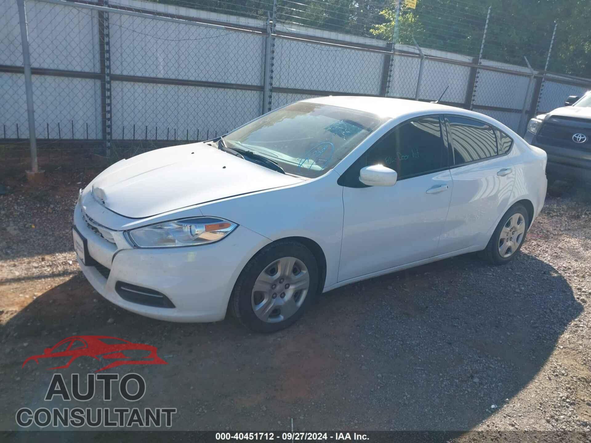 DODGE DART 2015 - 1C3CDFAA4FD194565