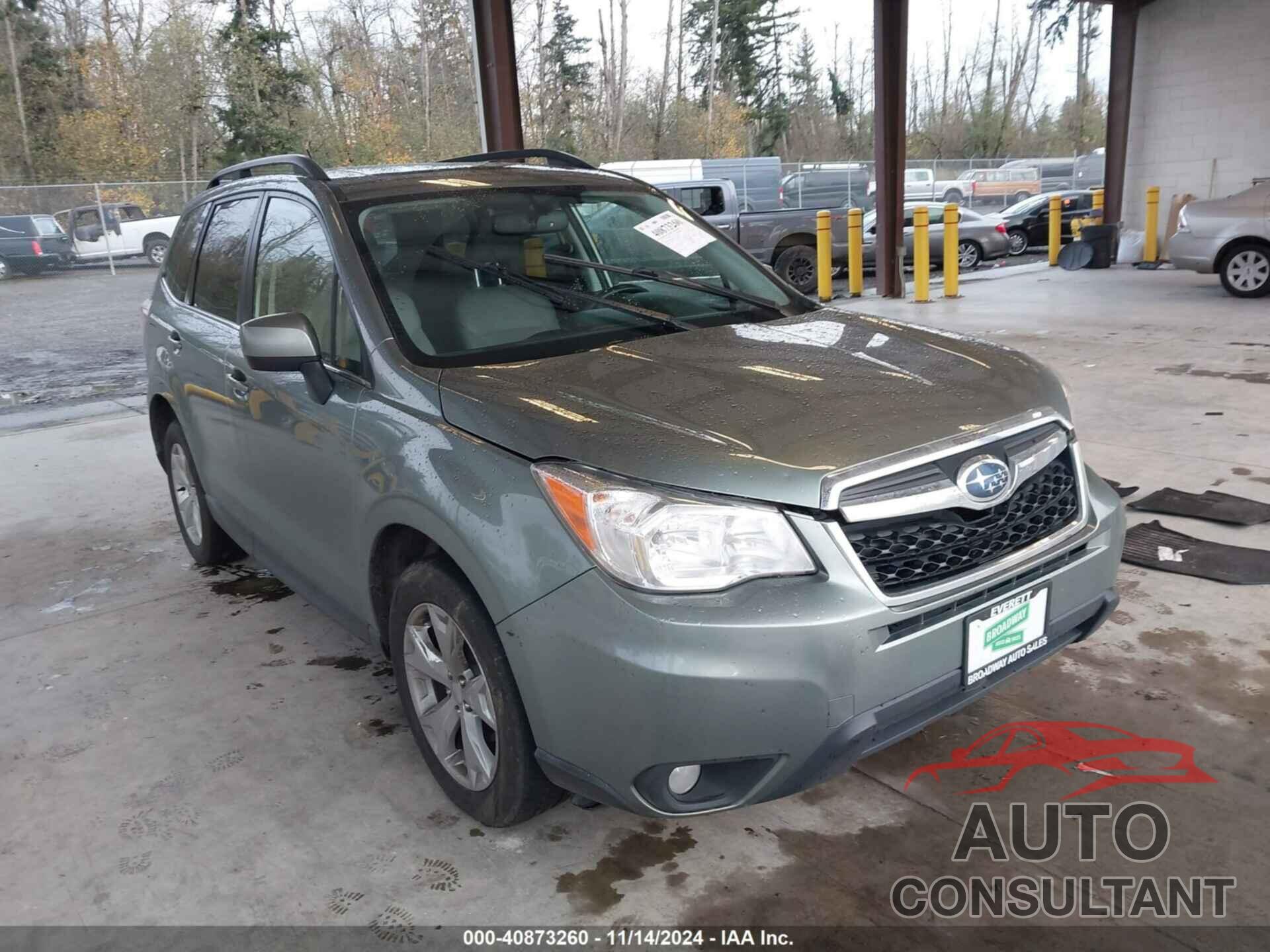 SUBARU FORESTER 2015 - JF2SJAHC5FH581310