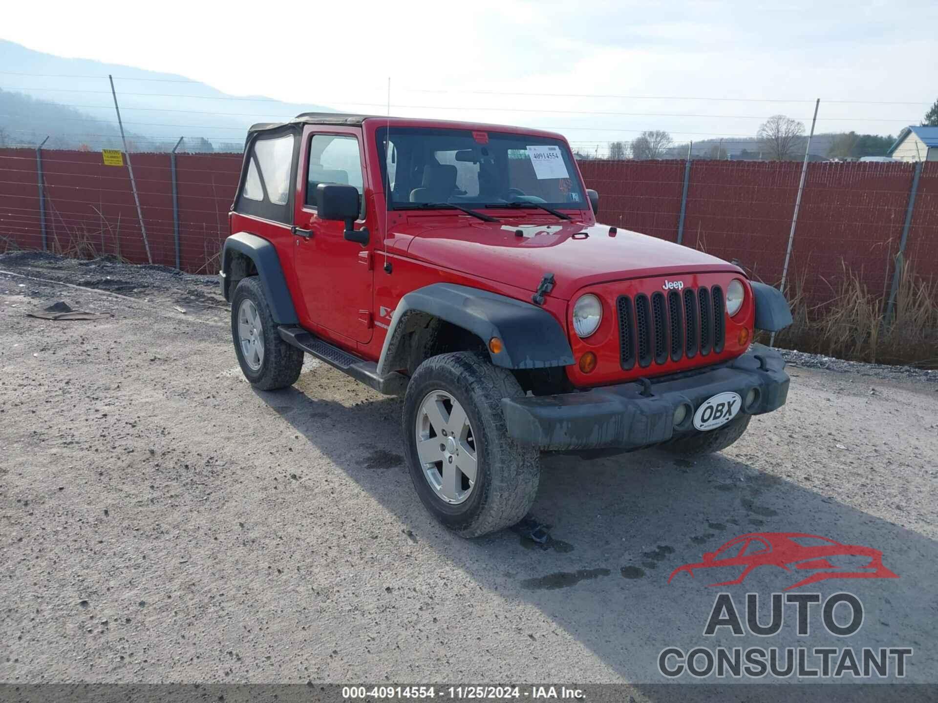 JEEP WRANGLER 2009 - 1J8FA24199L738888