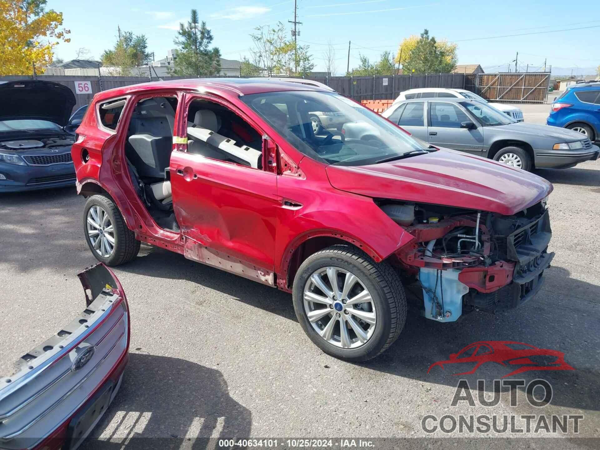 FORD ESCAPE 2018 - 1FMCU9J93JUB31352