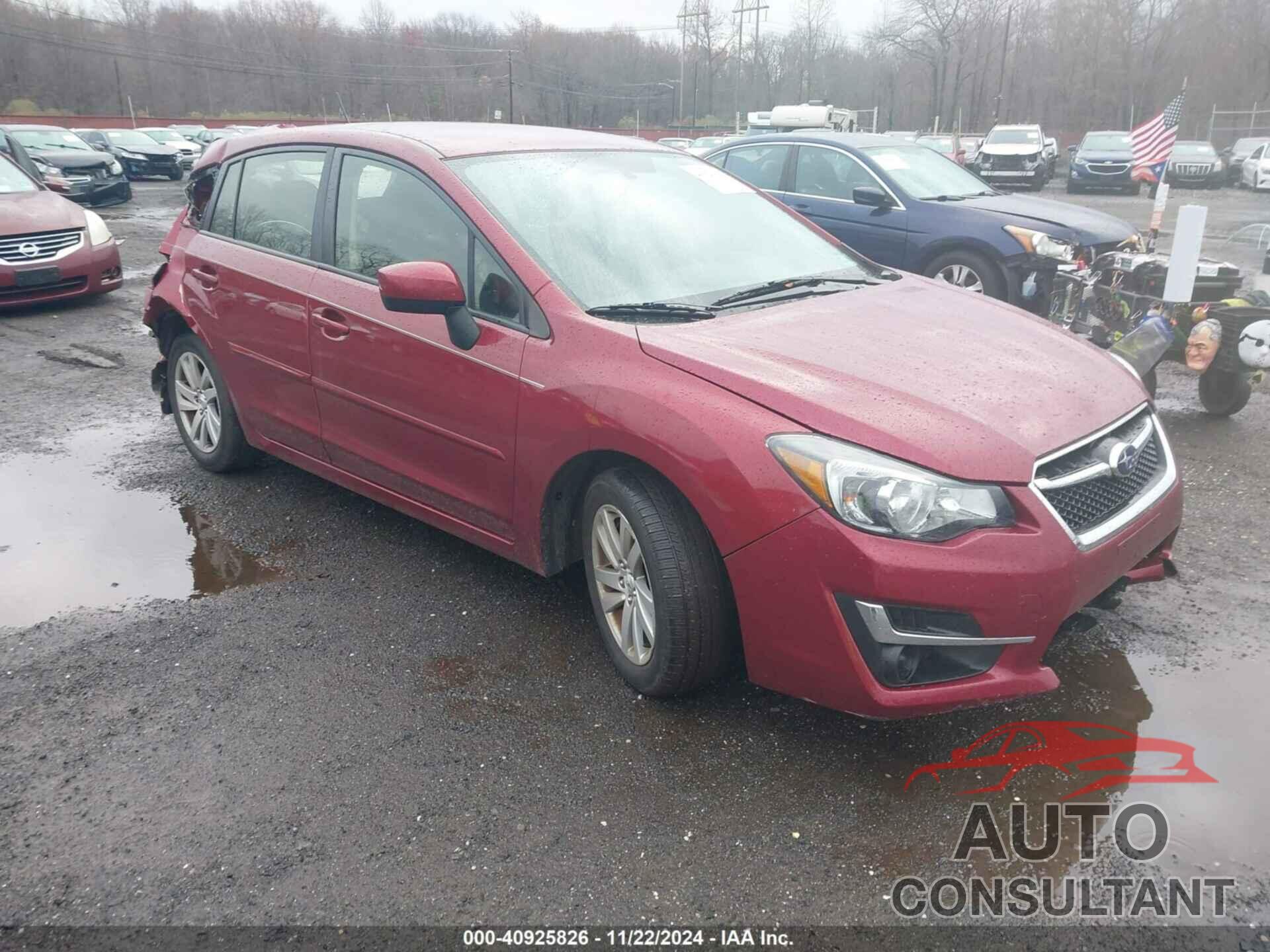 SUBARU IMPREZA 2016 - JF1GPAB69G8222782