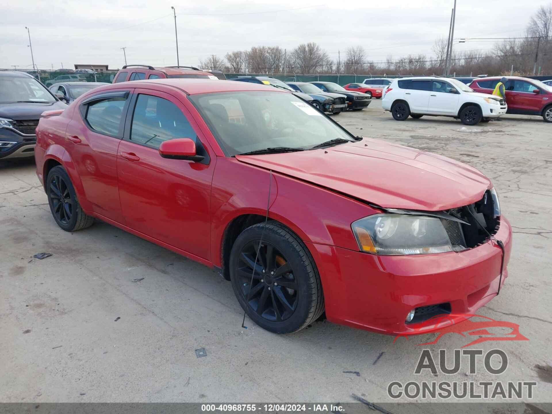 DODGE AVENGER 2013 - 1C3CDZCB3DN710476