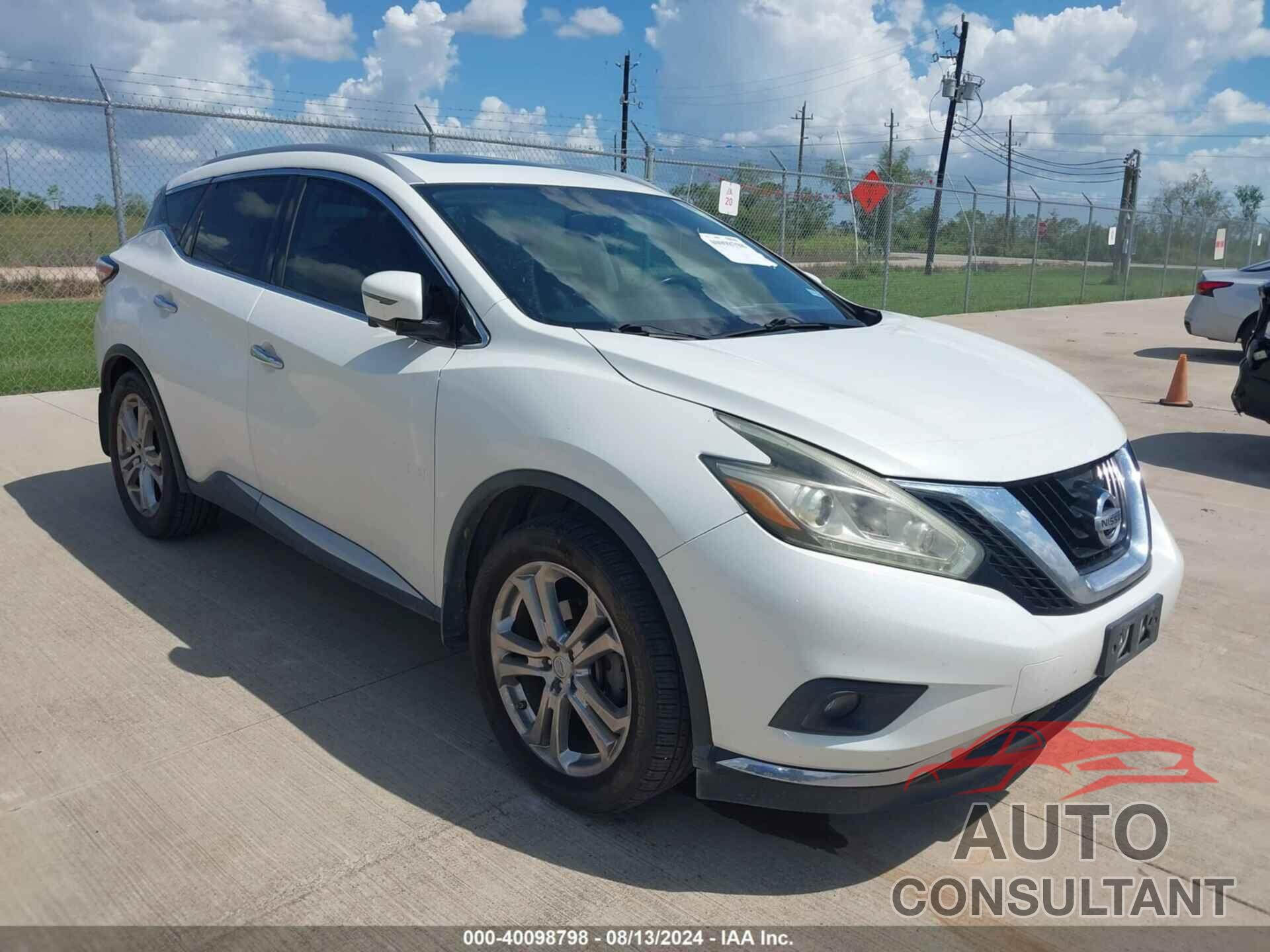 NISSAN MURANO 2016 - 5N1AZ2MGXGN154222