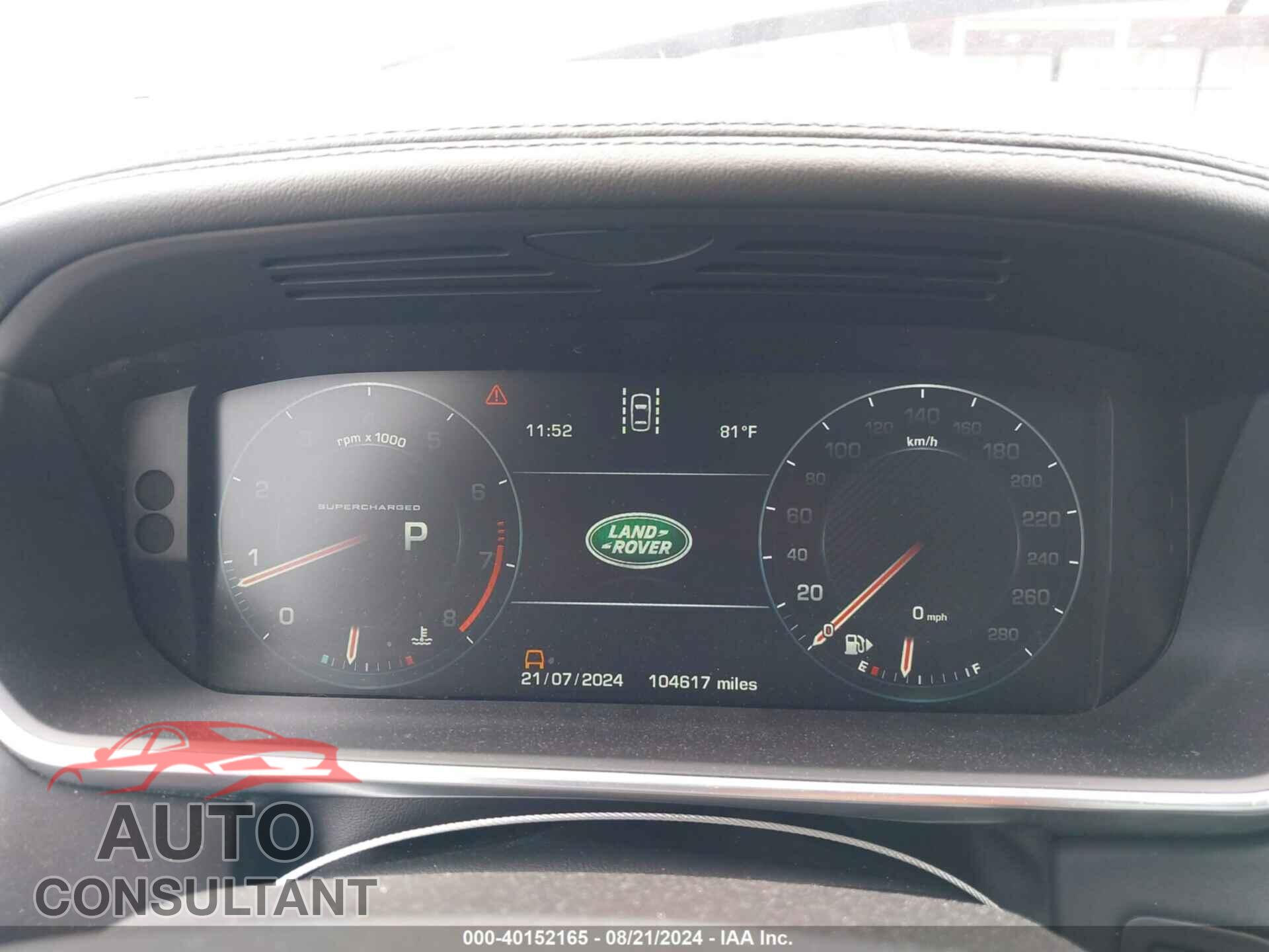LAND ROVER RANGE ROVER 2016 - SALGS2EF3GA294587