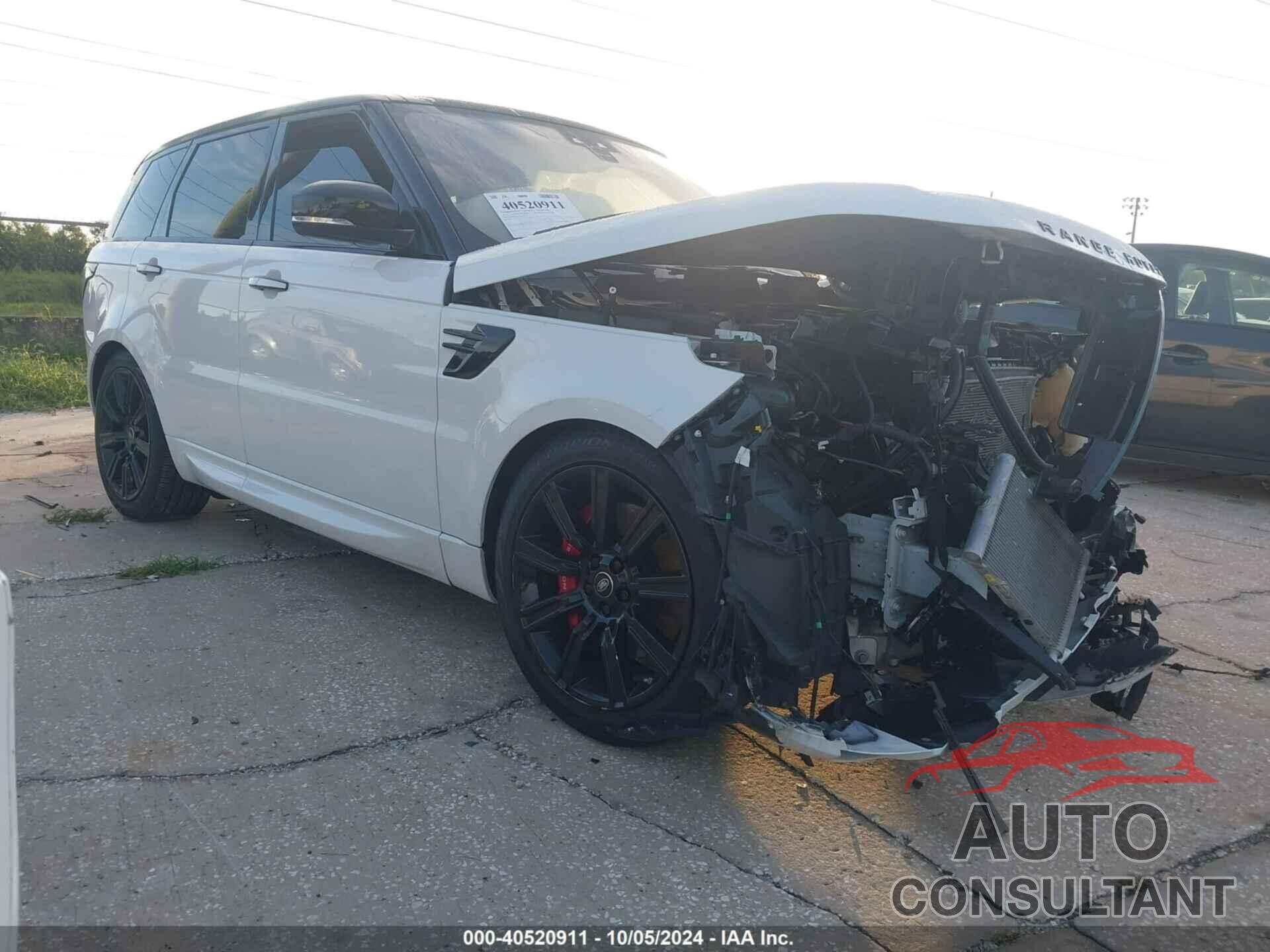 LAND ROVER RANGE ROVER SPORT 2019 - SALWS2SU8KA862534