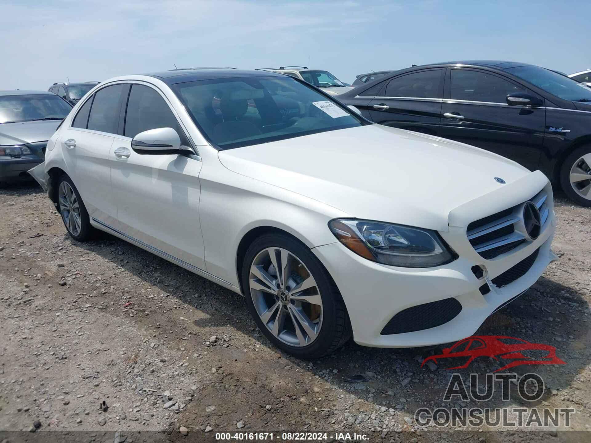 MERCEDES-BENZ C 300 2018 - WDDWF4JB5JR315170