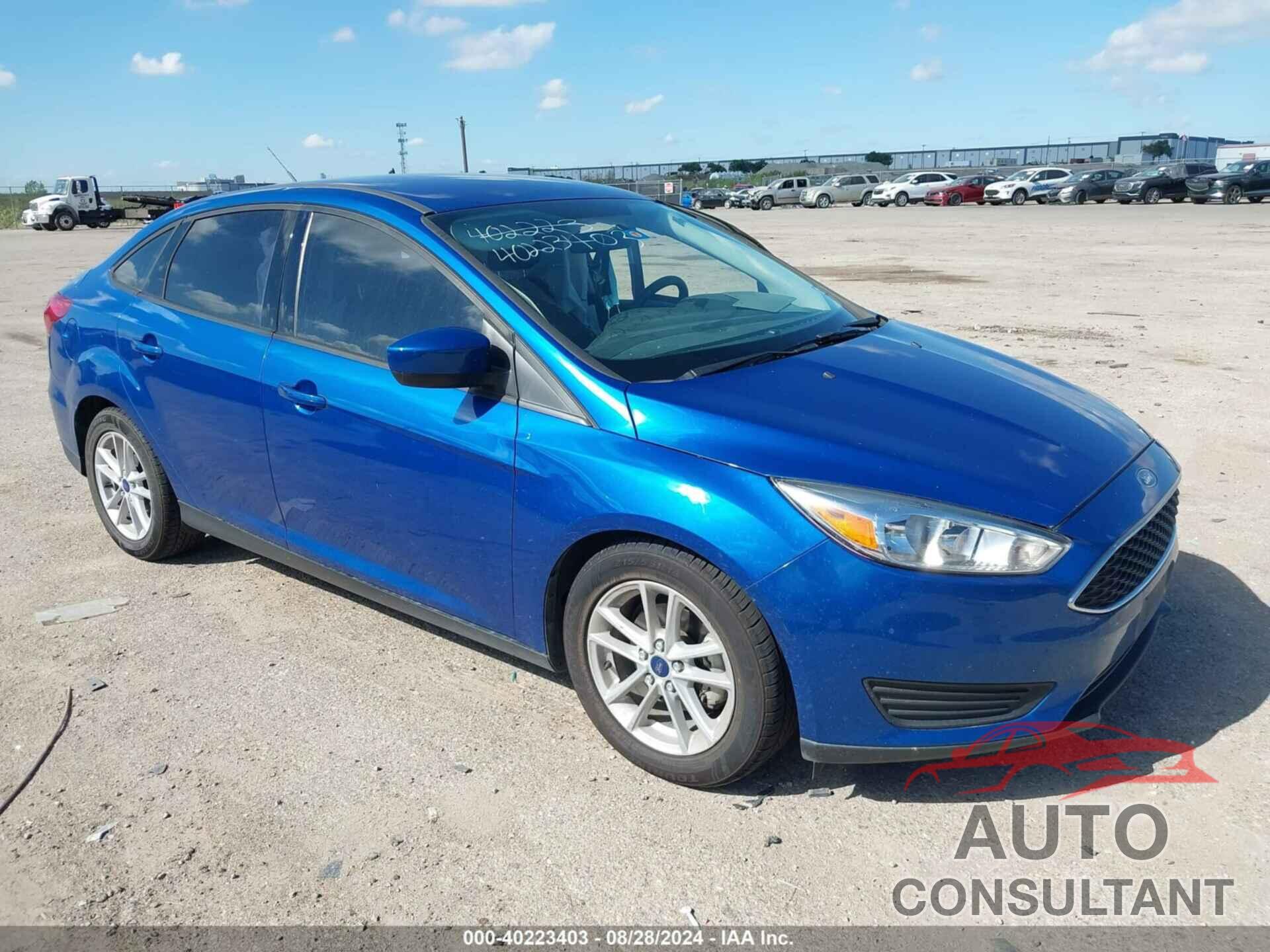 FORD FOCUS 2018 - 1FADP3F23JL203865