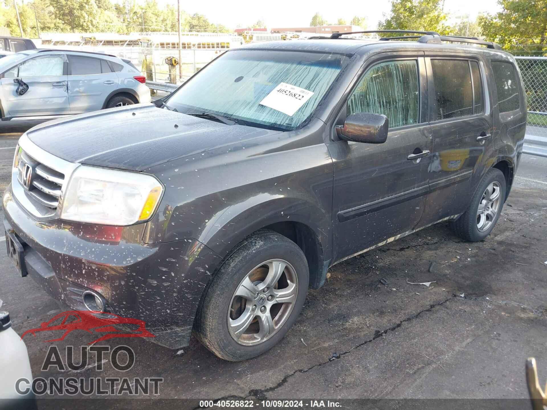 HONDA PILOT 2012 - 5FNYF4H54CB014059