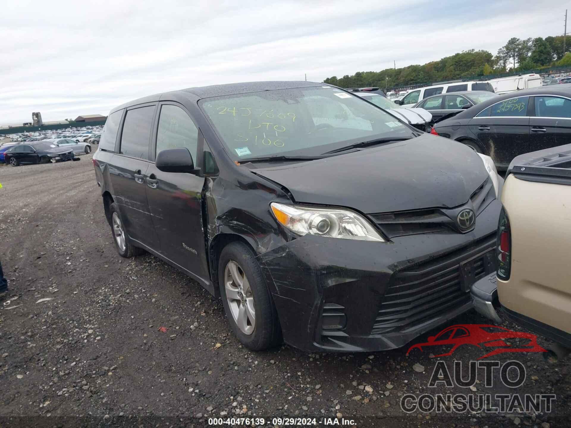 TOYOTA SIENNA 2020 - 5TDZZ3DC1LS086570