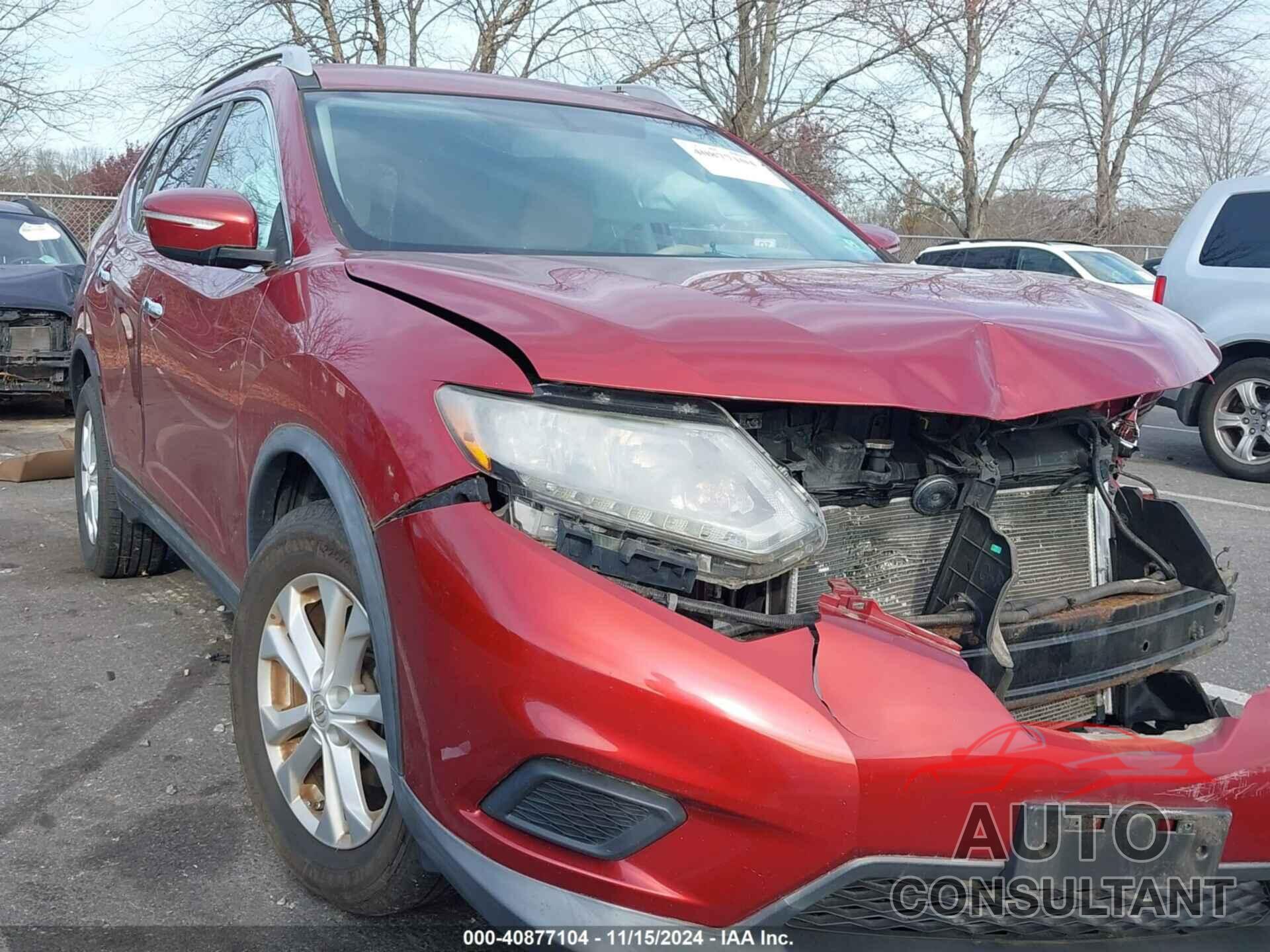 NISSAN ROGUE 2015 - KNMAT2MT9FP523187