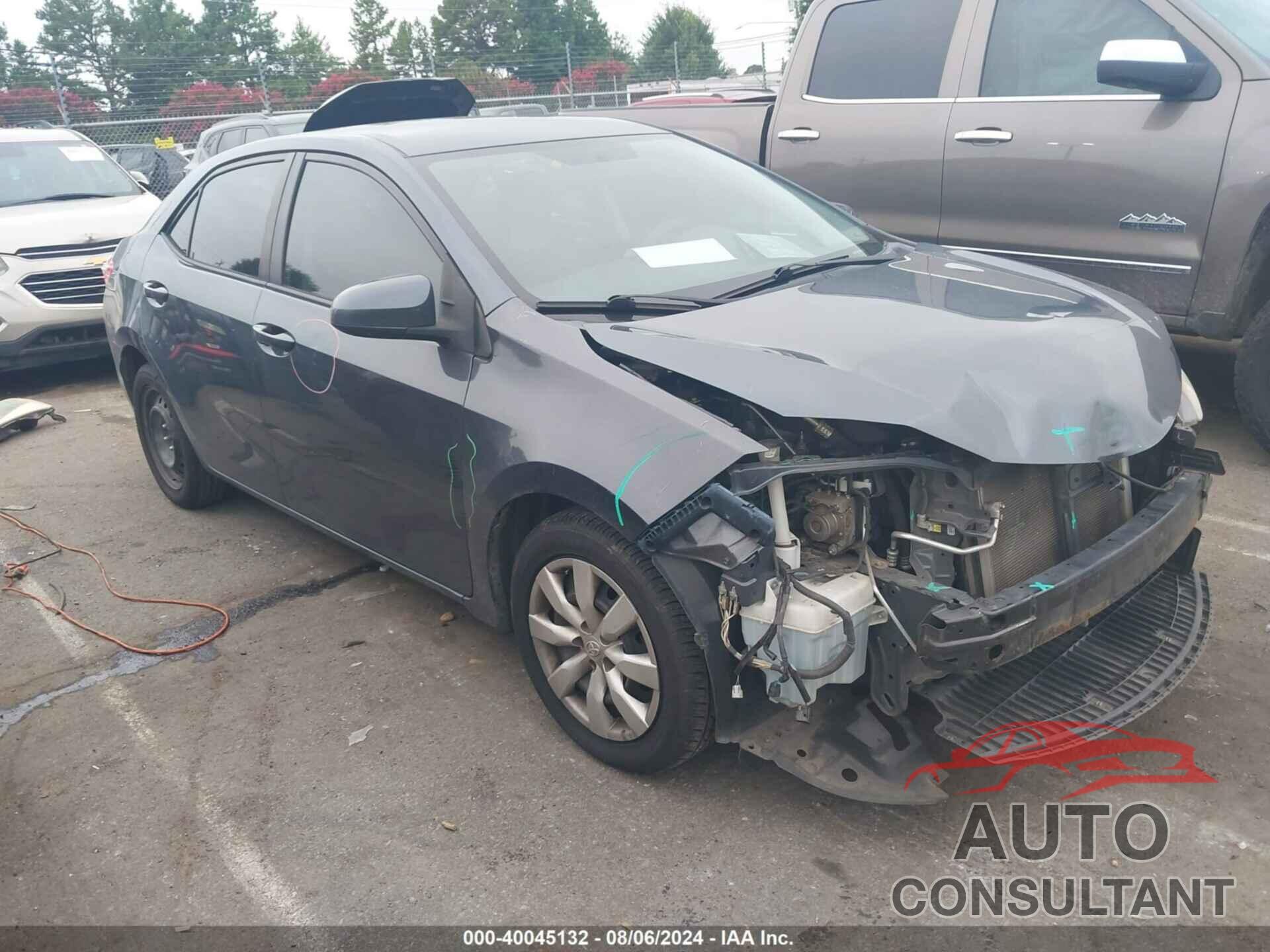 TOYOTA COROLLA 2016 - 2T1BURHE0GC682573