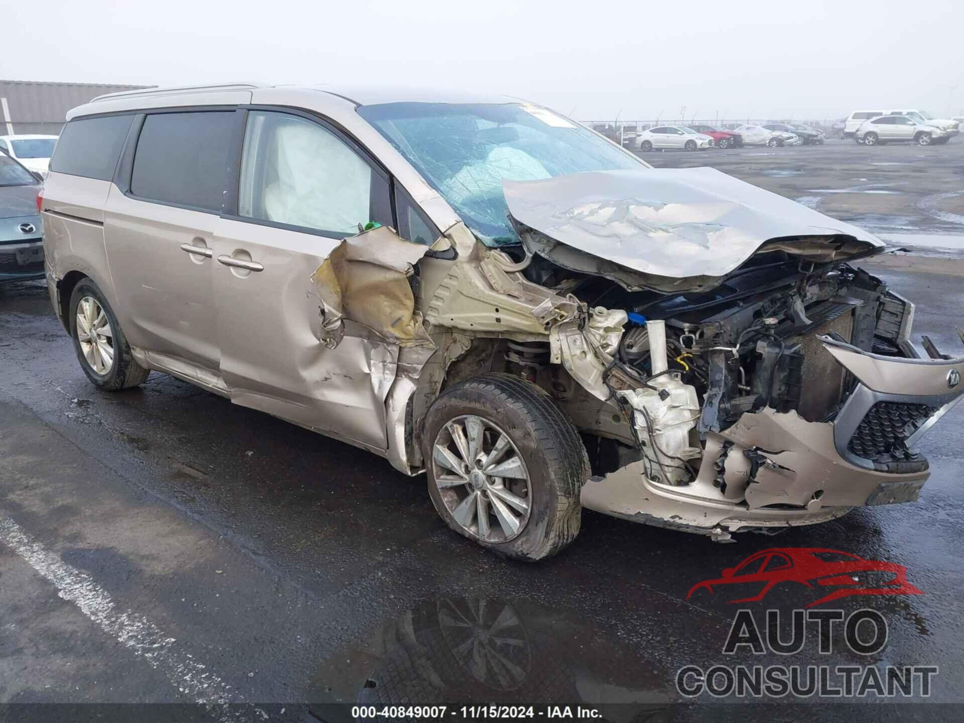 KIA SEDONA 2016 - KNDMB5C14G6094629