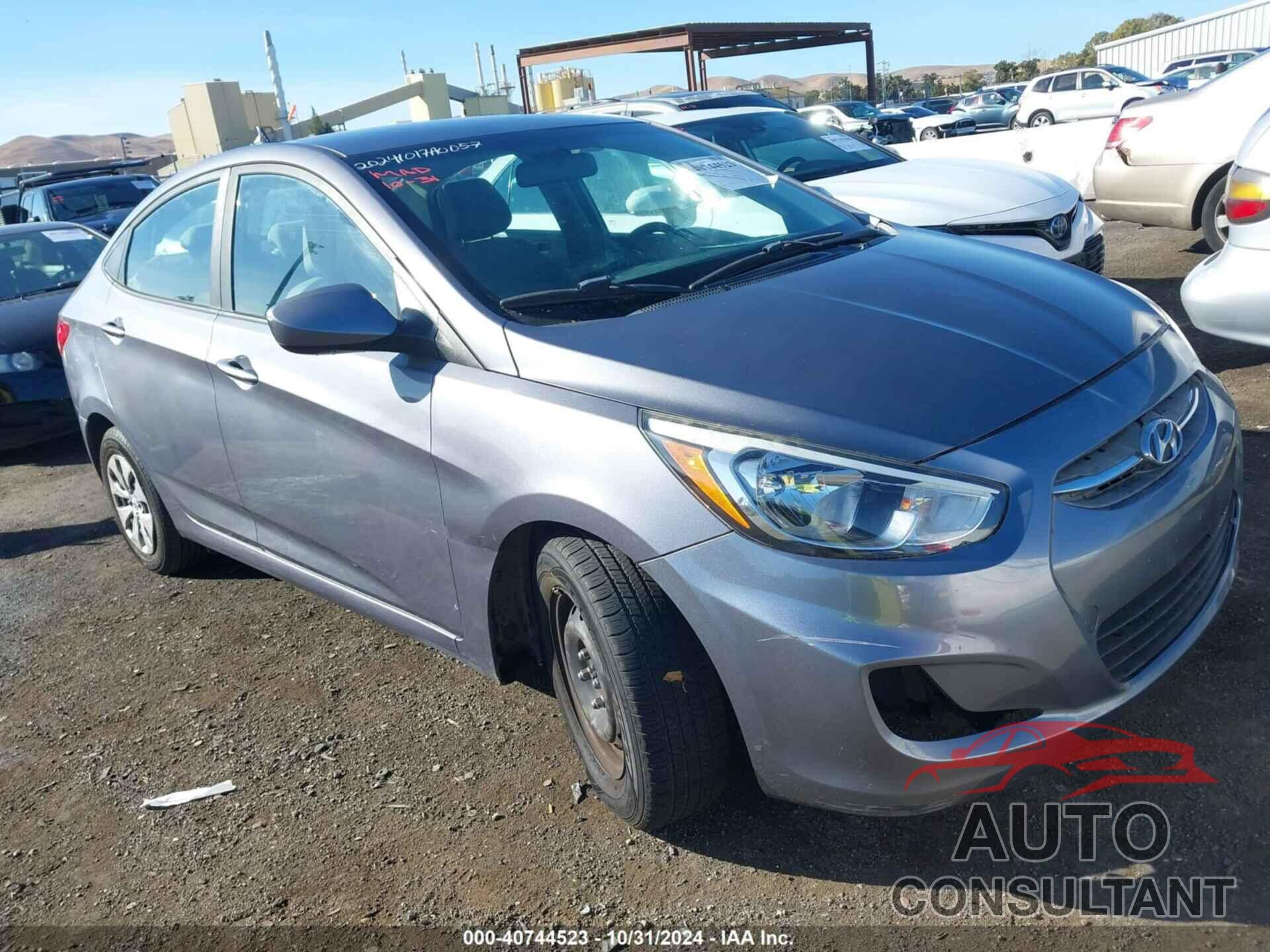 HYUNDAI ACCENT 2017 - KMHCT4AE1HU205994