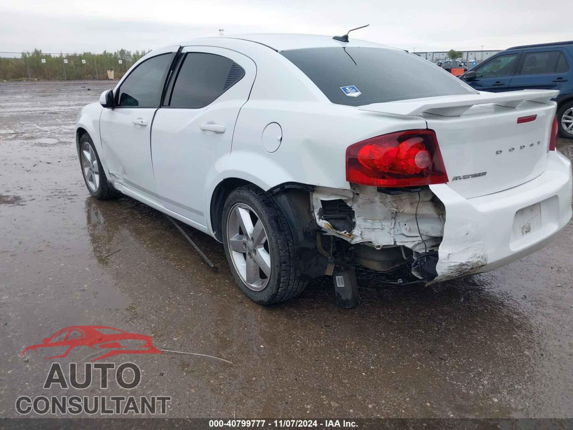 DODGE AVENGER 2013 - 1C3CDZCB4DN581275