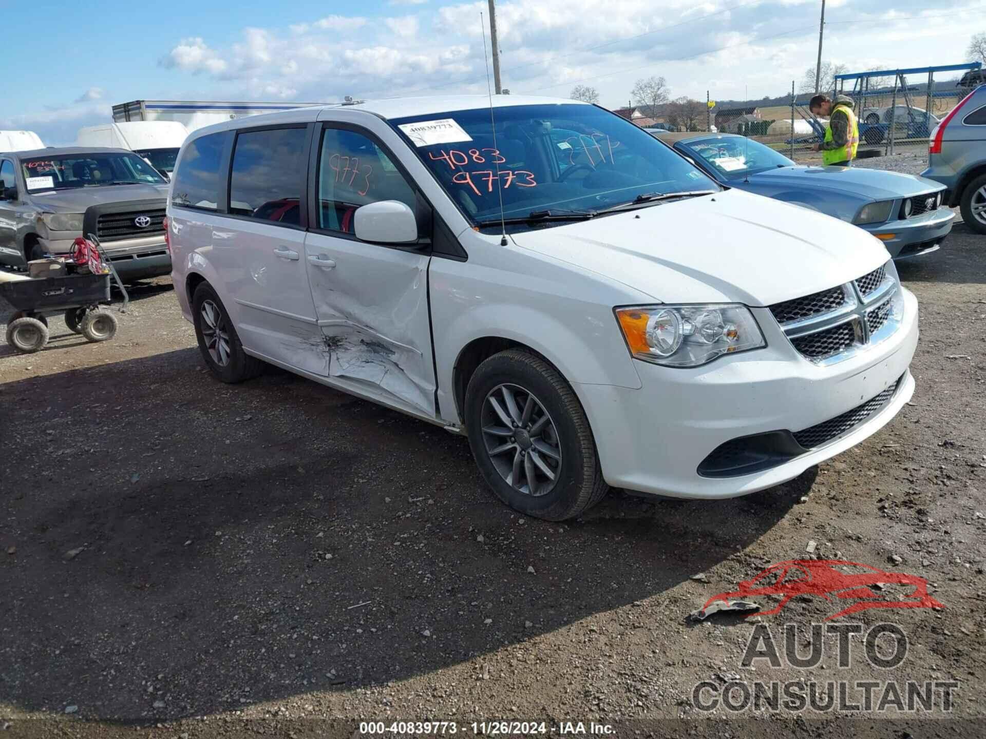 DODGE GRAND CARAVAN 2016 - 2C4RDGBG1GR349649