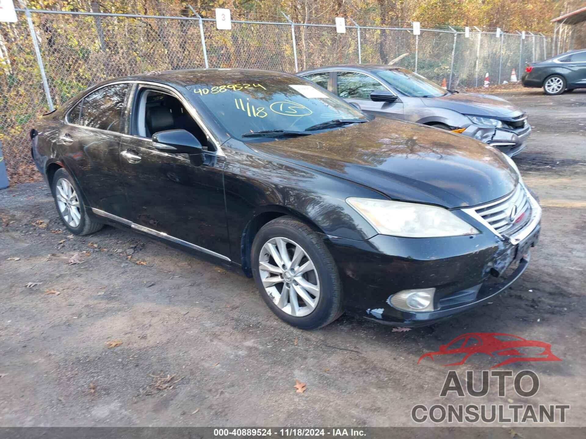 LEXUS ES 350 2012 - JTHBK1EG5C2474161