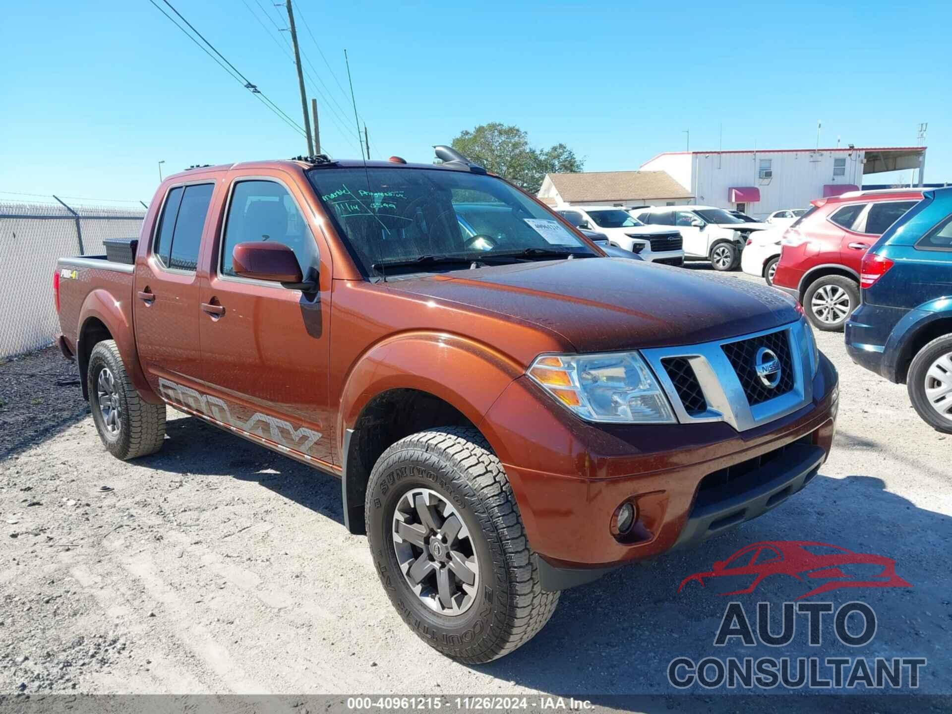 NISSAN FRONTIER 2017 - 1N6DD0EV2HN707669