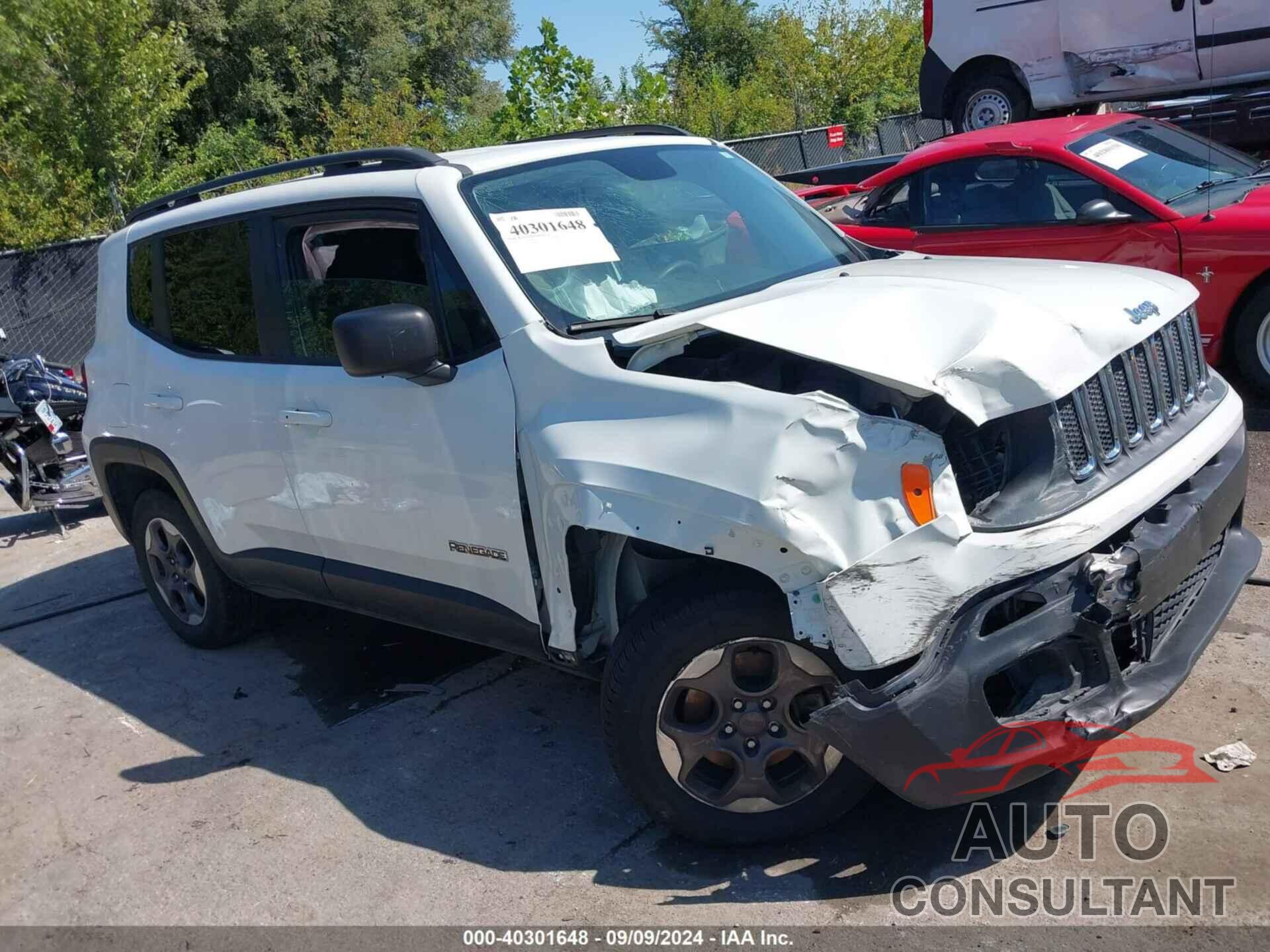 JEEP RENEGADE 2016 - ZACCJBAT8GPD80899