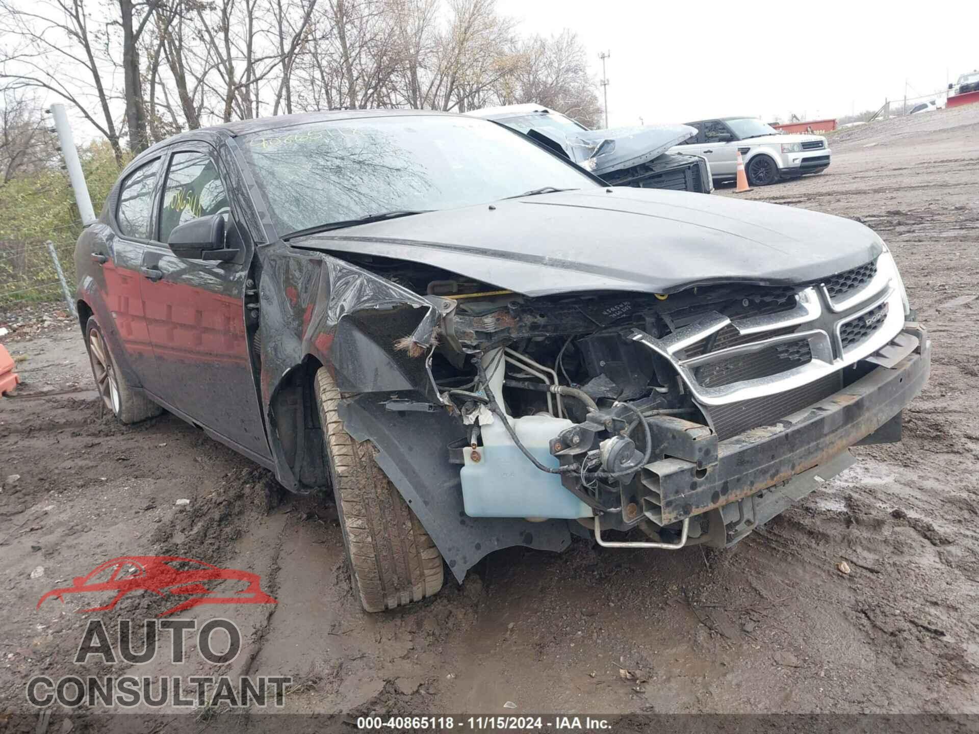 DODGE AVENGER 2012 - 1C3CDZCB3CN270564