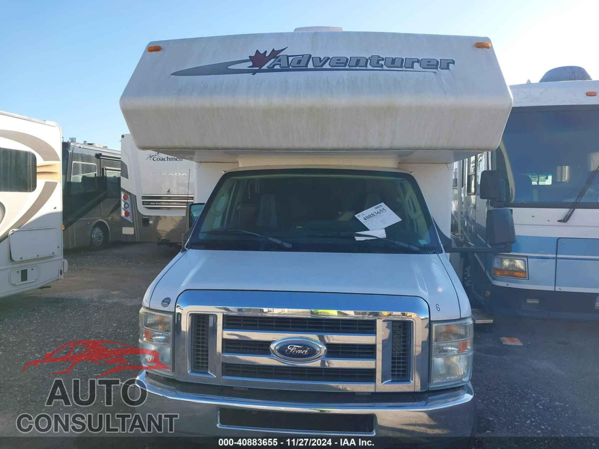 FORD E-350 CUTAWAY 2010 - 1FDWE3FL9ADA20364