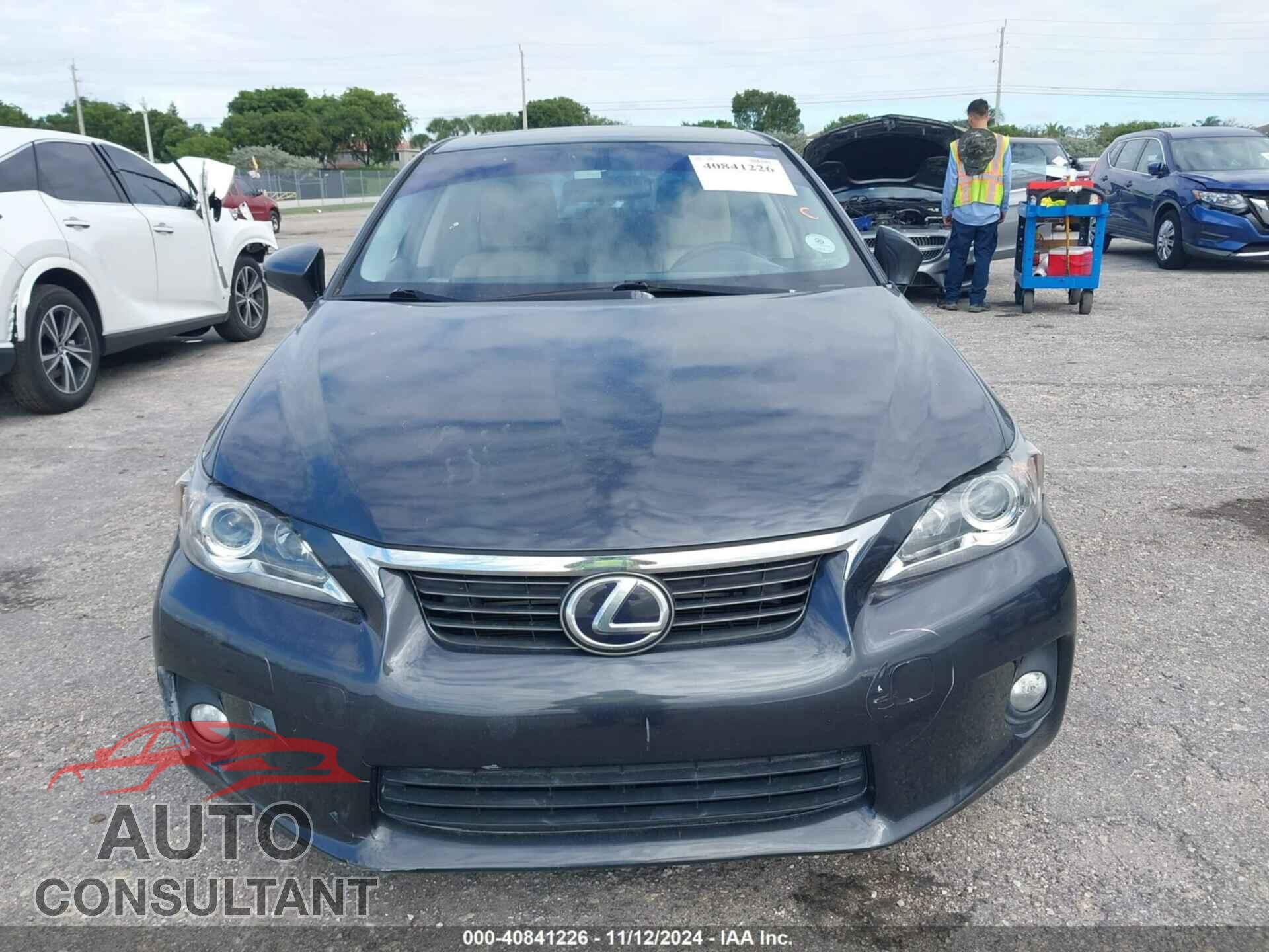 LEXUS CT 200H 2011 - JTHKD5BH3B2004367